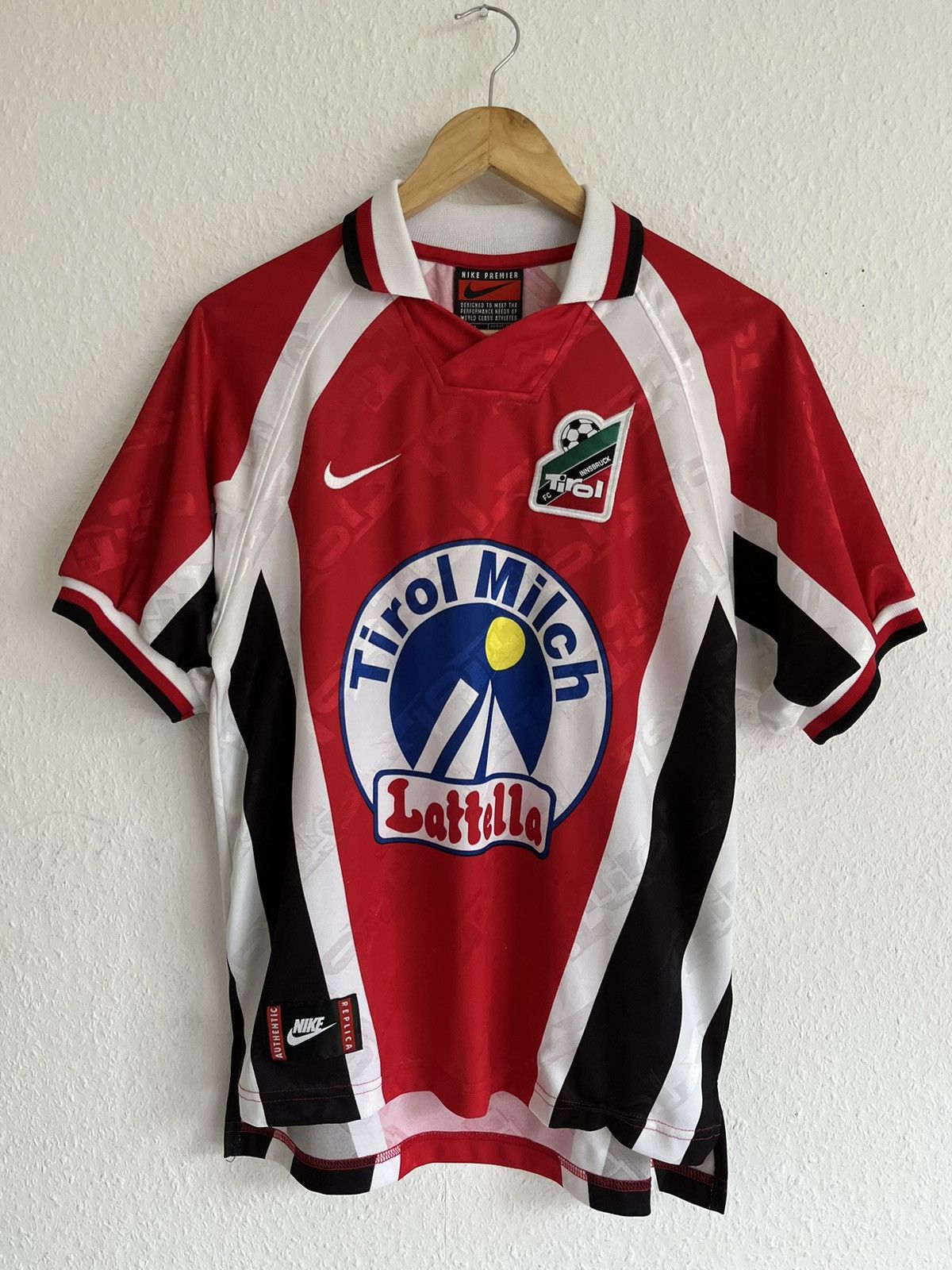 Maillot Vintage FC Tyrol Innsbruck 1997/98 - Nike - Taille XL - Match Worn
