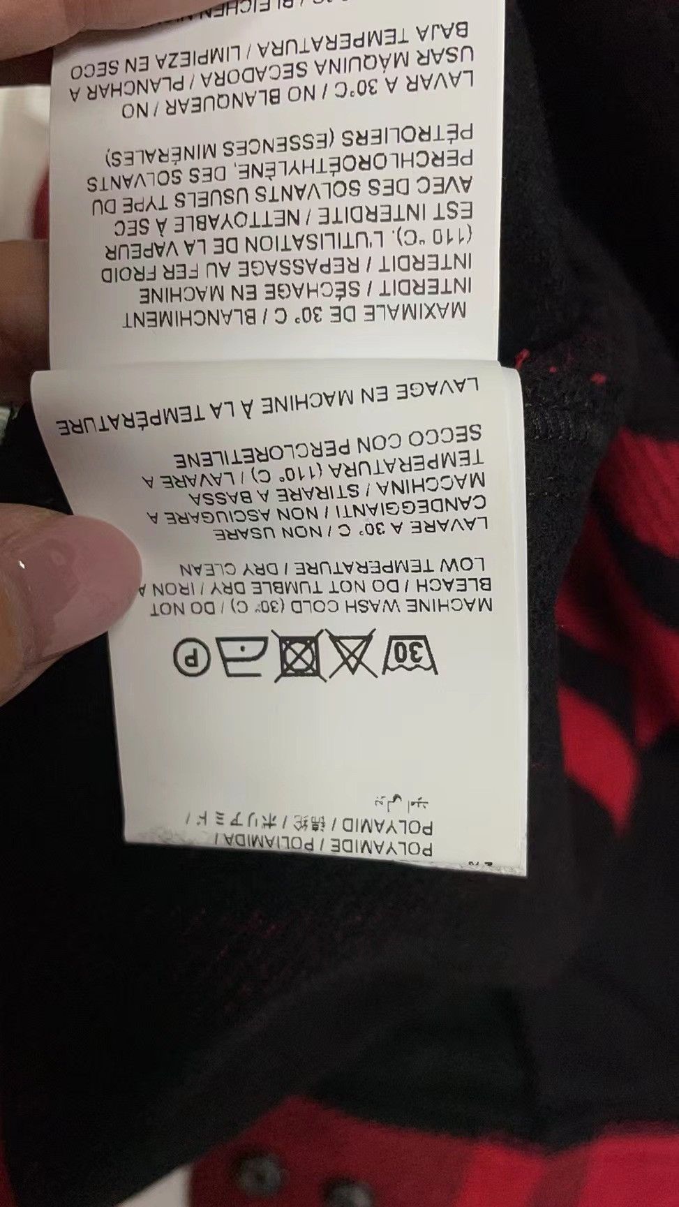 Off-White Diagonal stencil checkered flannel shirt Size US XS / EU 42 / 0 - 8 Thumbnail