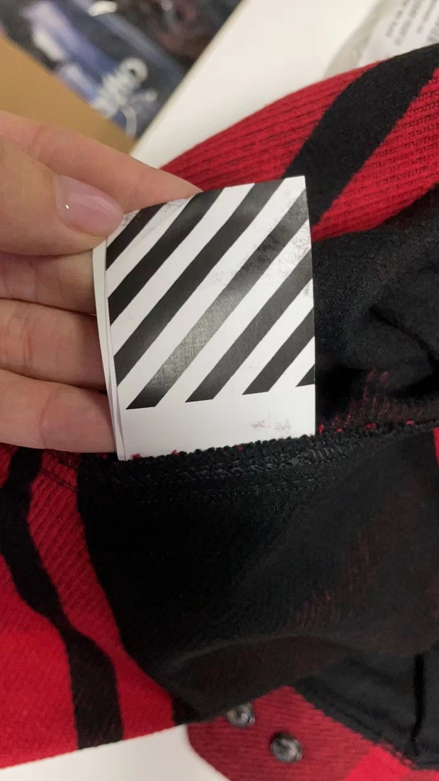 Off-White Diagonal stencil checkered flannel shirt Size US XS / EU 42 / 0 - 6 Thumbnail