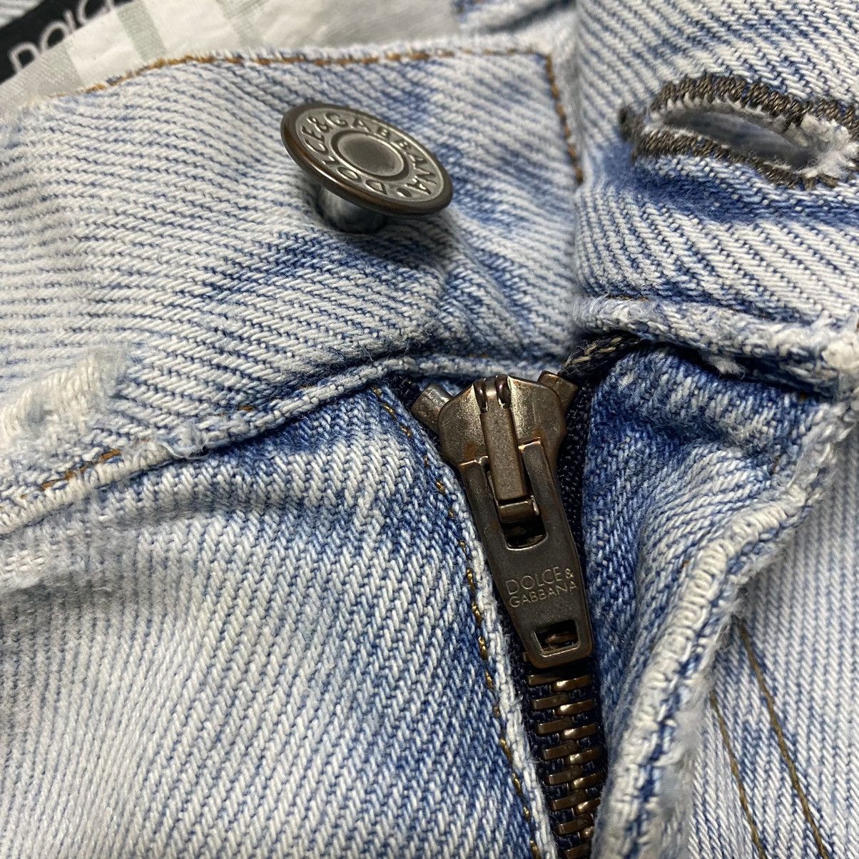 Dolce & Gabbana Dolce&Gabbana Repaired Denim Jeans Size US 32 / EU 48 - 18 Thumbnail