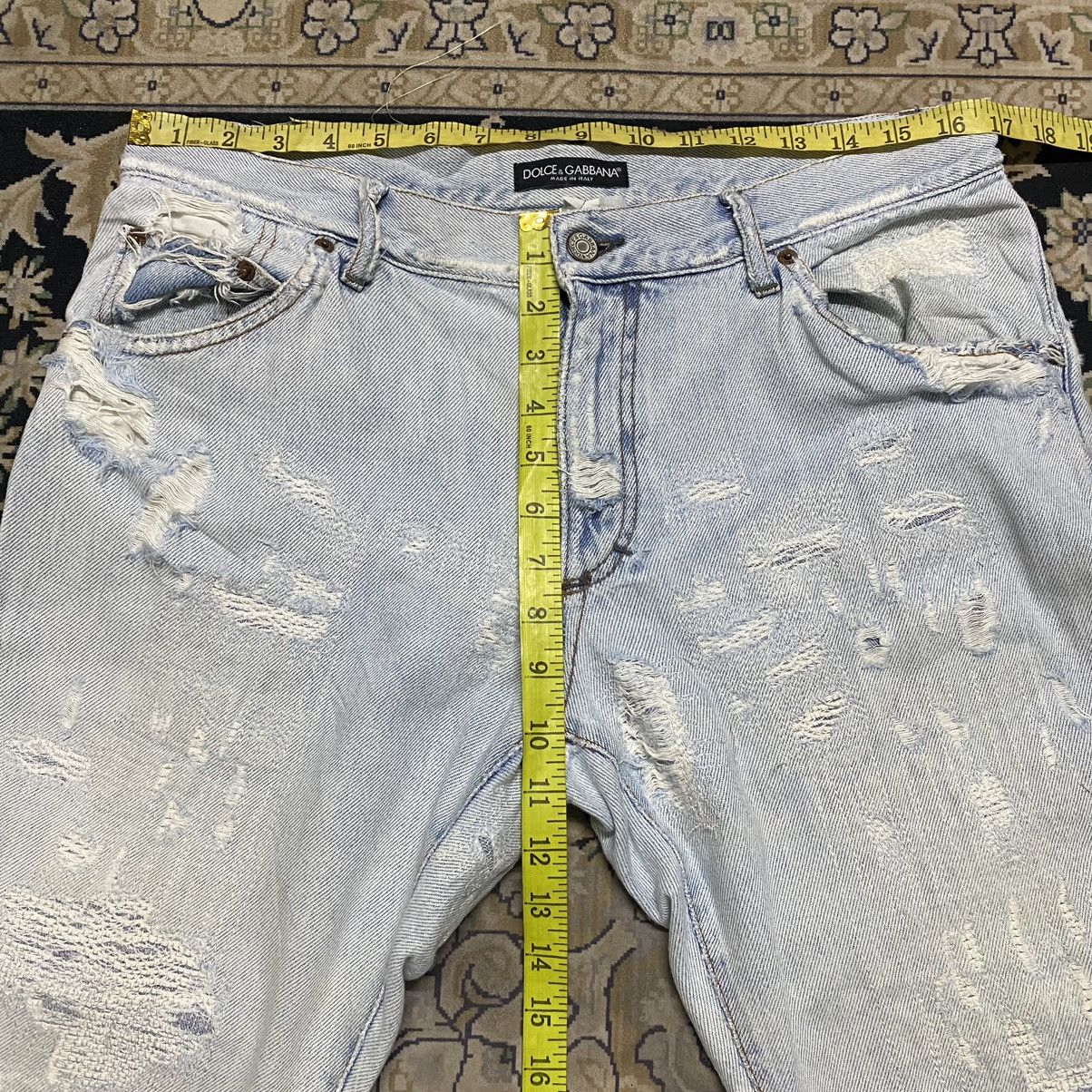 Dolce & Gabbana Dolce&Gabbana Repaired Denim Jeans Size US 32 / EU 48 - 22 Thumbnail