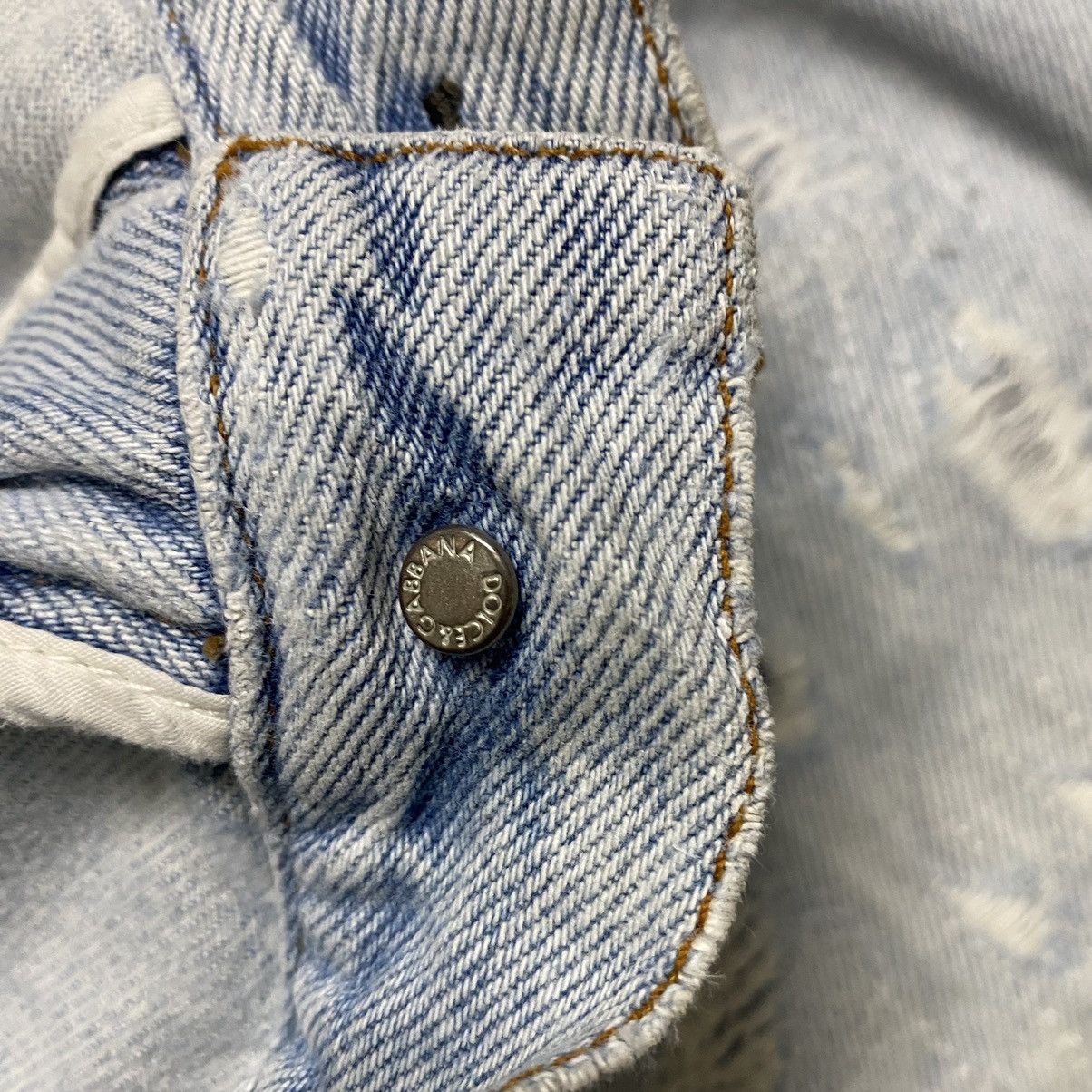 Dolce & Gabbana Dolce&Gabbana Repaired Denim Jeans Size US 32 / EU 48 - 19 Thumbnail