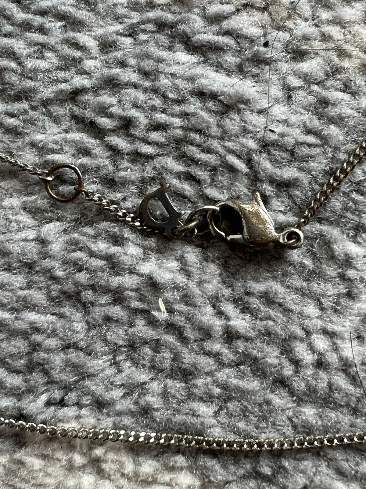 Dior Pink rhinestone embellished bear necklace Size ONE SIZE - 5 Thumbnail