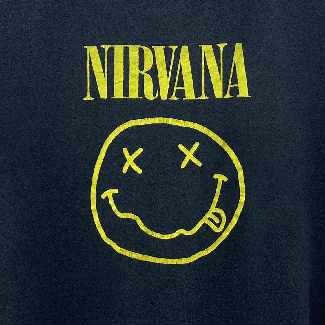 Nirvana Vintage Nirvana Smiley T-Shirt Size US L / EU 52-54 / 3 - 2 Thumbnail