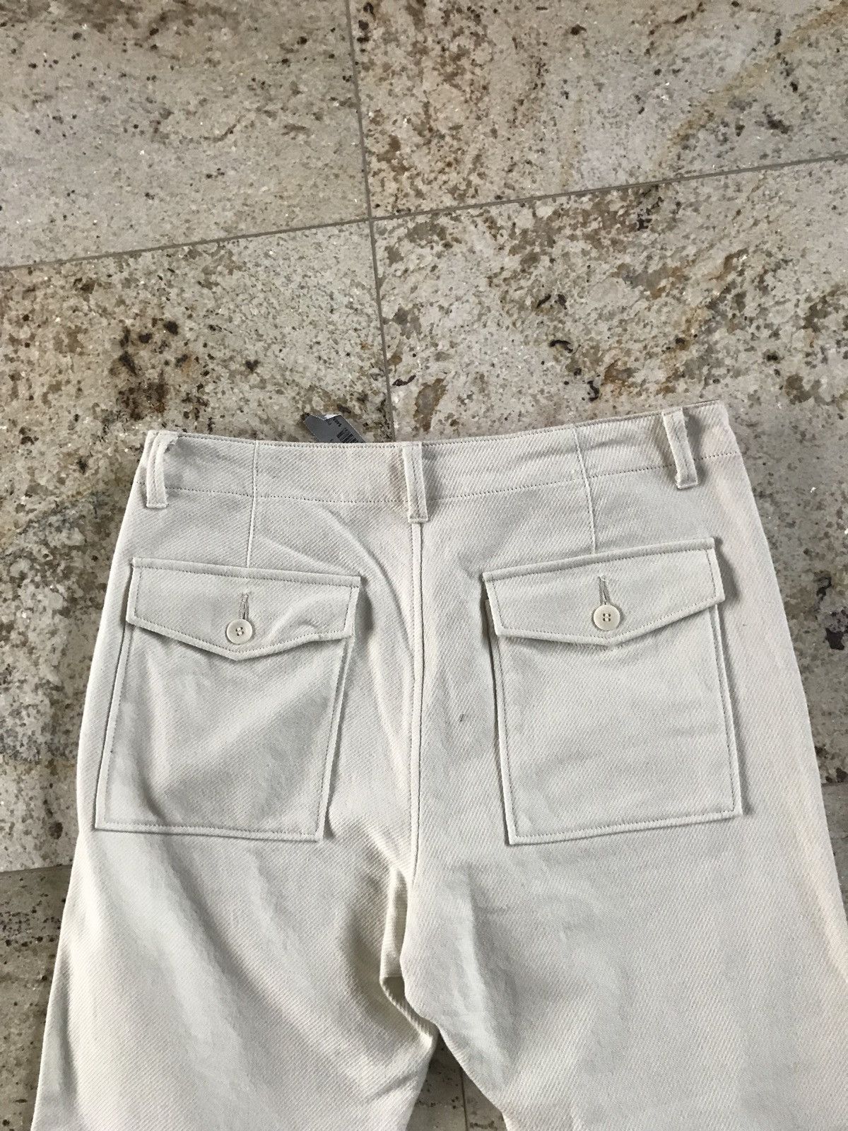 Undercover White Casual Belted Pants With Rope Size US 36 / EU 52 - 14 Thumbnail