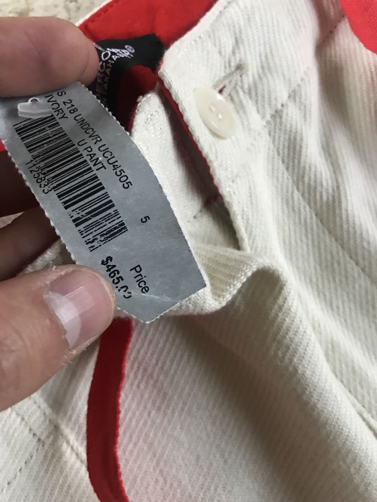 Undercover White Casual Belted Pants With Rope Size US 36 / EU 52 - 11 Thumbnail