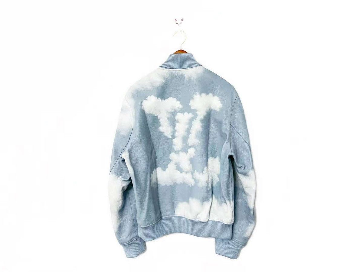 Louis Vuitton × Virgil Abloh Cloud leather bomber jacket Size US M / EU 48-50 / 2 - 2 Thumbnail