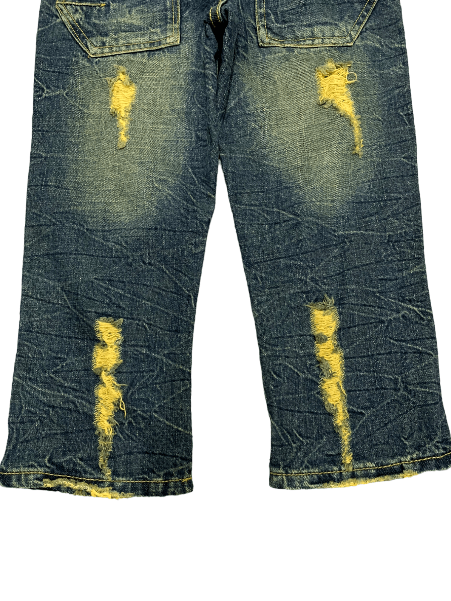 Japanese Brand Vintage Japanese Brand Distressed Studded Jeans Shorts Size US 28 / EU 44 - 12 Thumbnail