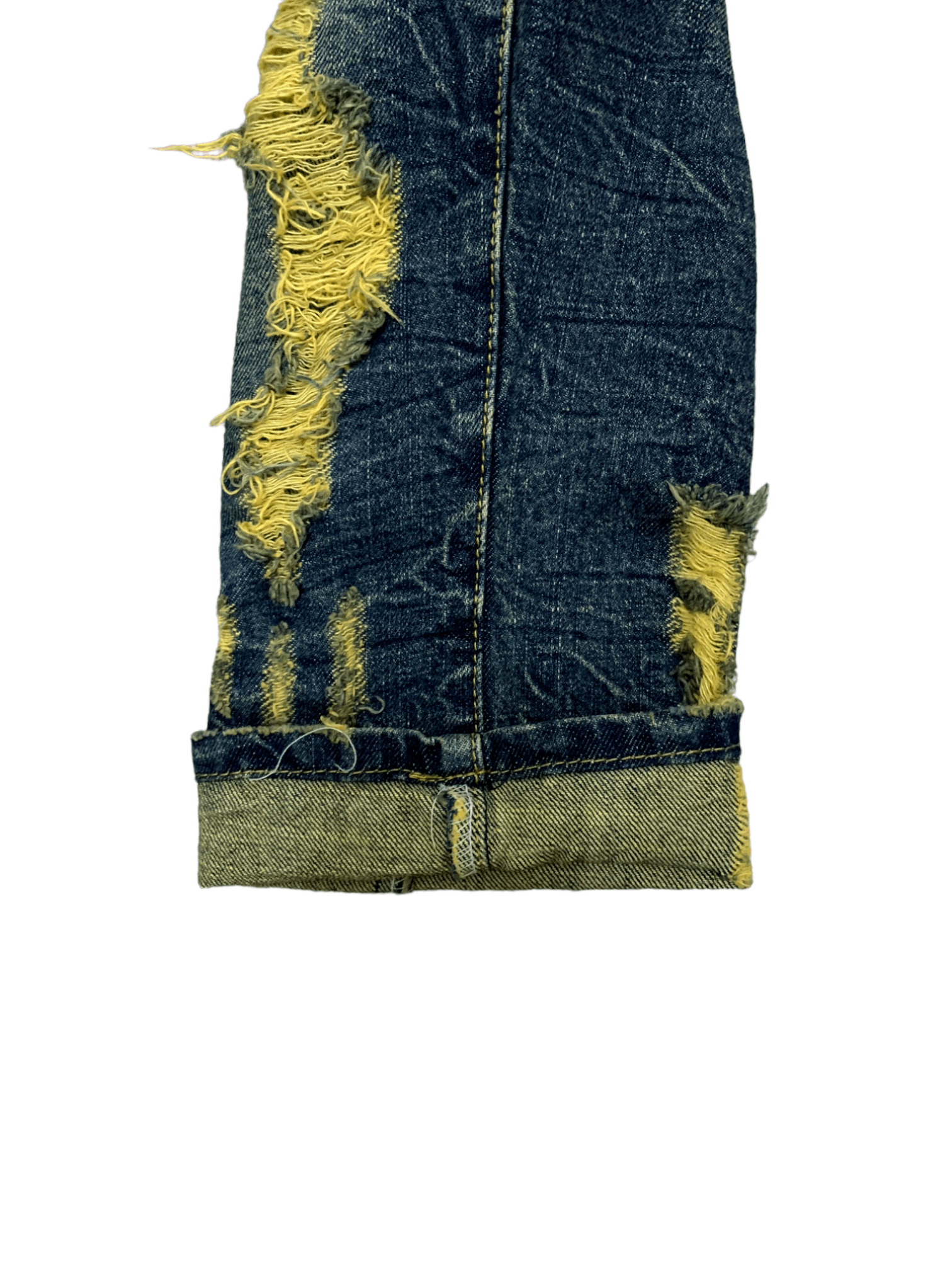 Japanese Brand Vintage Japanese Brand Distressed Studded Jeans Shorts Size US 28 / EU 44 - 13 Thumbnail