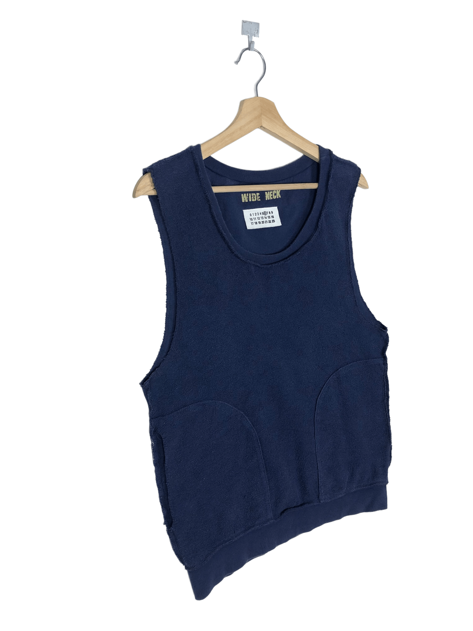 Maison Margiela RARE🔥VINTAGE 90’S “WIDE NECK” POCKET SWEATER VEST Size US M / EU 48-50 / 2 - 6 Thumbnail