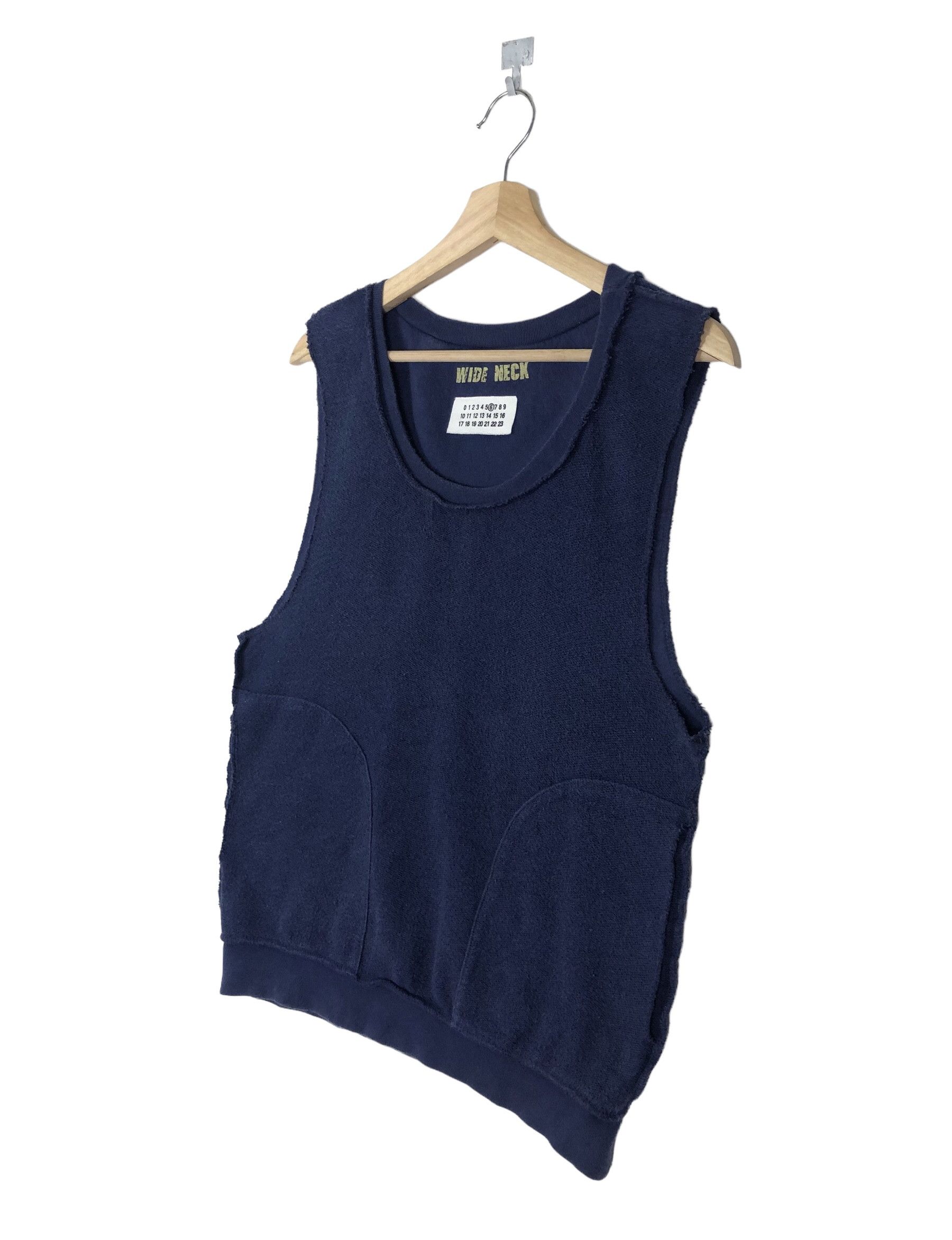 Maison Margiela RARE🔥VINTAGE 90’S “WIDE NECK” POCKET SWEATER VEST Size US M / EU 48-50 / 2 - 5 Thumbnail
