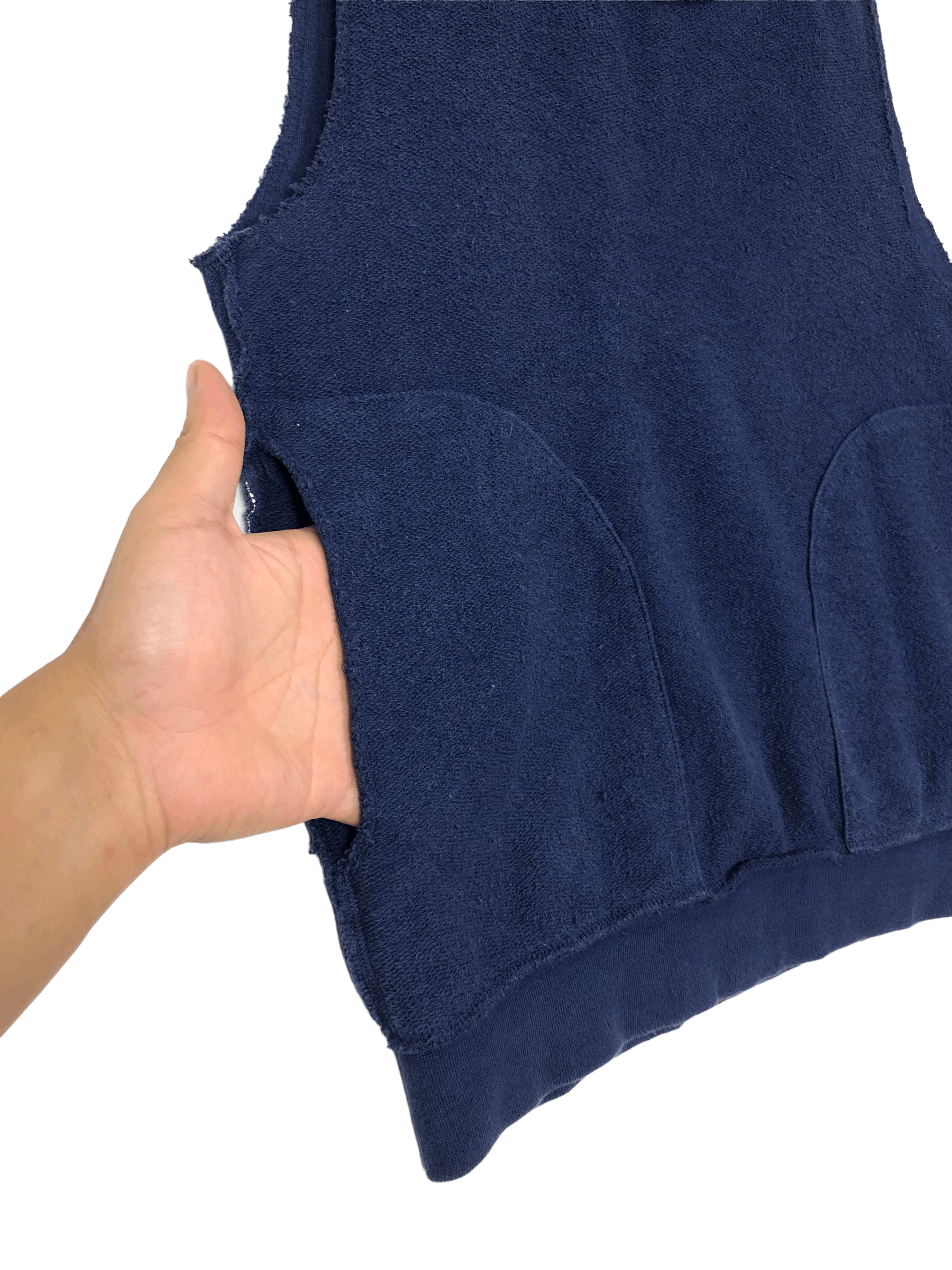 Maison Margiela RARE🔥VINTAGE 90’S “WIDE NECK” POCKET SWEATER VEST Size US M / EU 48-50 / 2 - 8 Thumbnail