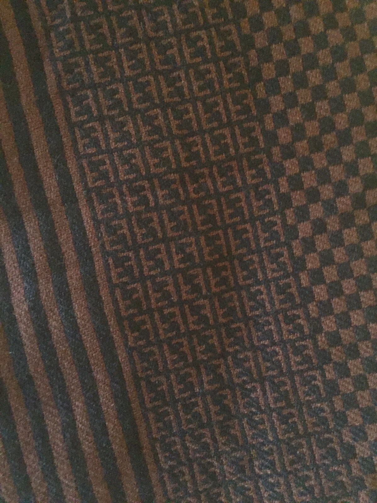 Fendi Vintage Fendi Monogram Wool Cashmere Scarf Size ONE SIZE - 6 Thumbnail
