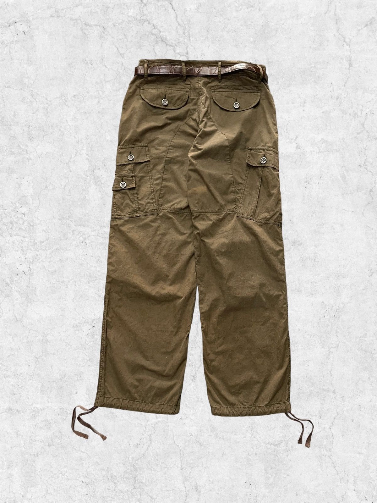 Le Grande Bleu (L.G.B.) × Takeo Kikuchi Takeo Kikuchi Parachute Baggy Cargo Pants With Belt Size US 30 / EU 46 - 4 Thumbnail