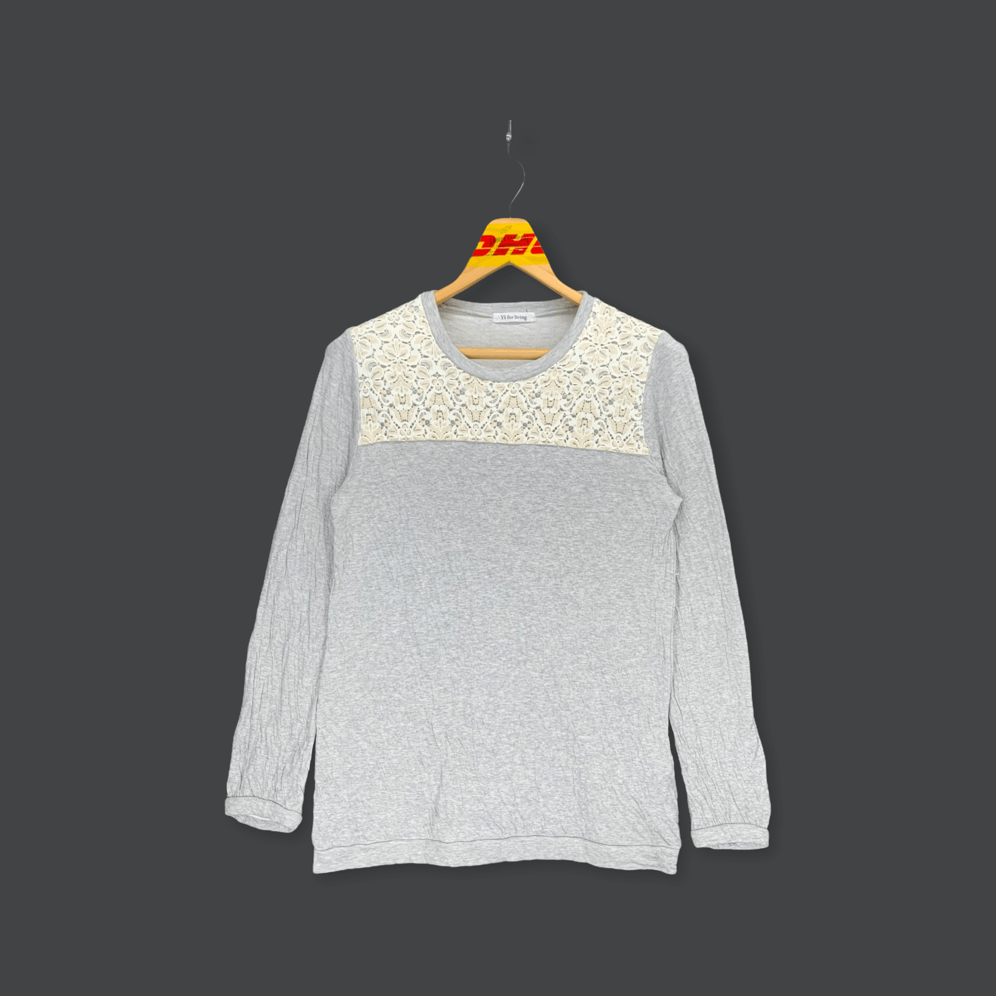 image of Yohji Yamamoto Y's For Living Sweater 3020-74 in Grey, Women's (Size Small)