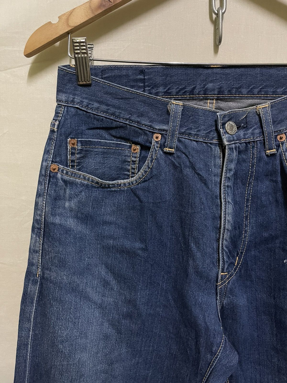 Blue Blue Japan × Japanese Brand Blue Blue Japan by HR Market Selvedge Pure Indigo Size US 29 - 2 Thumbnail