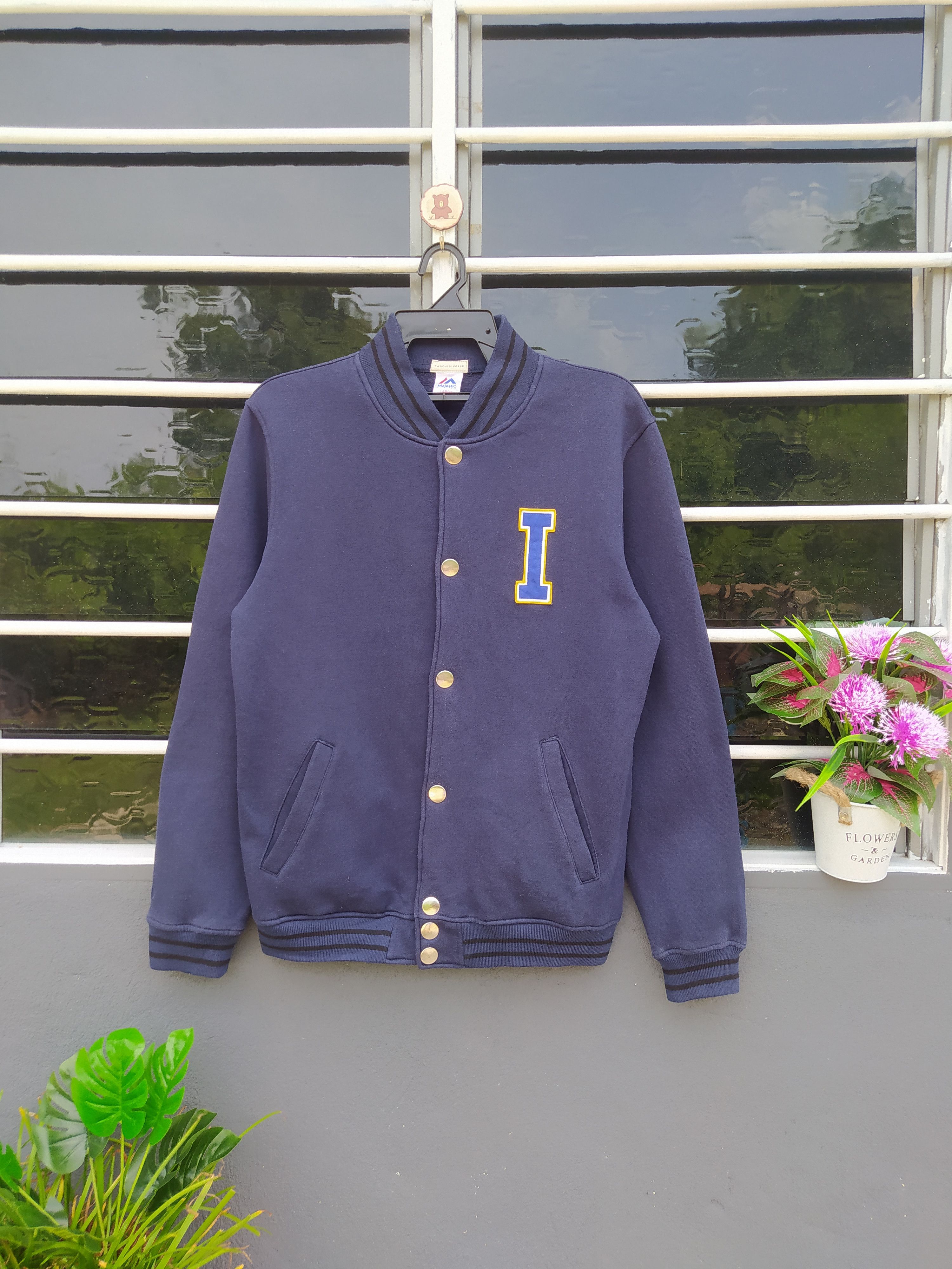 Majestic × NANO universe Nano universe x Majestic Varsity Jacket Size US L / EU 52-54 / 3 - 1 Thumbnail
