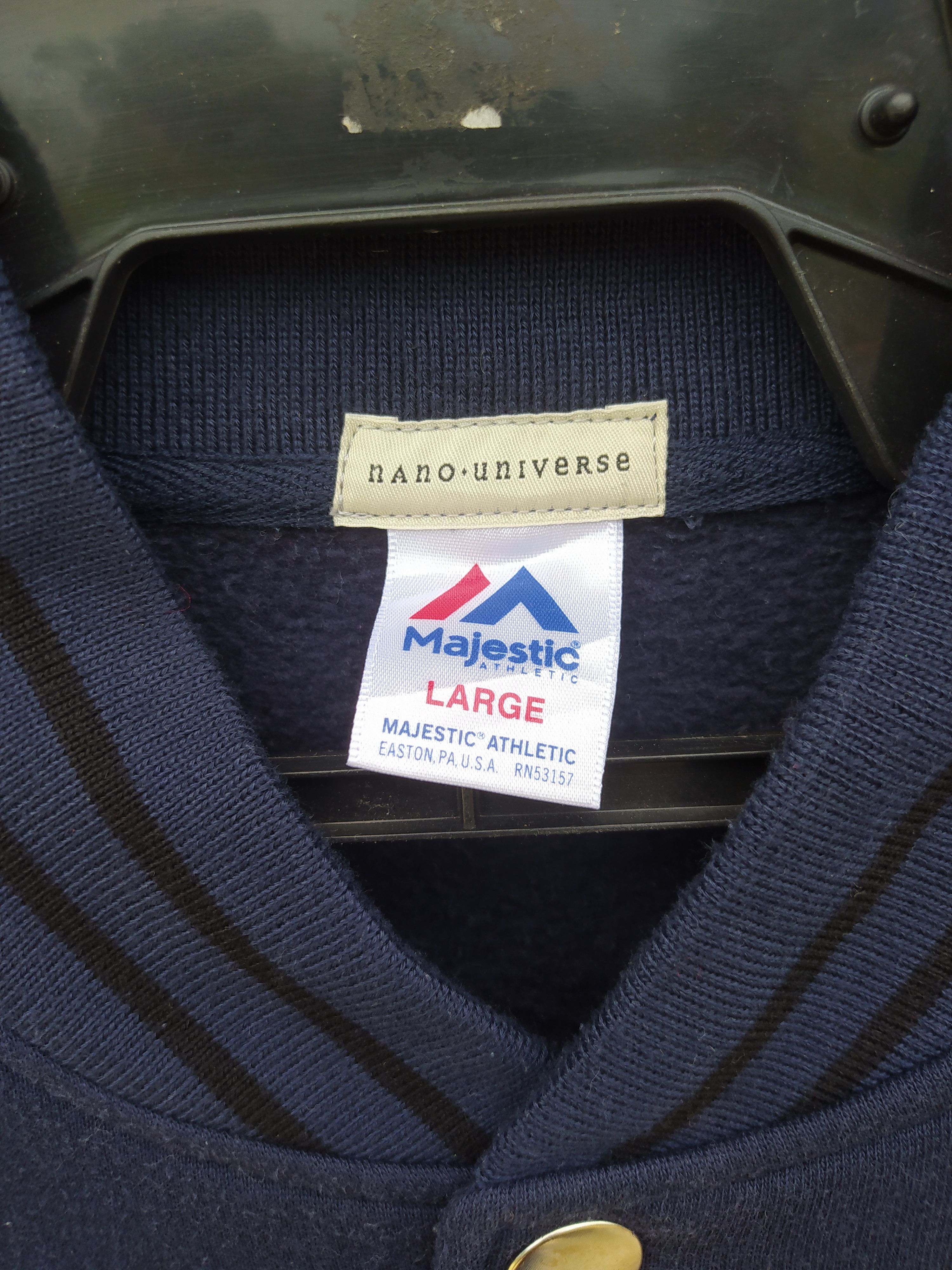 Majestic × NANO universe Nano universe x Majestic Varsity Jacket Size US L / EU 52-54 / 3 - 5 Thumbnail