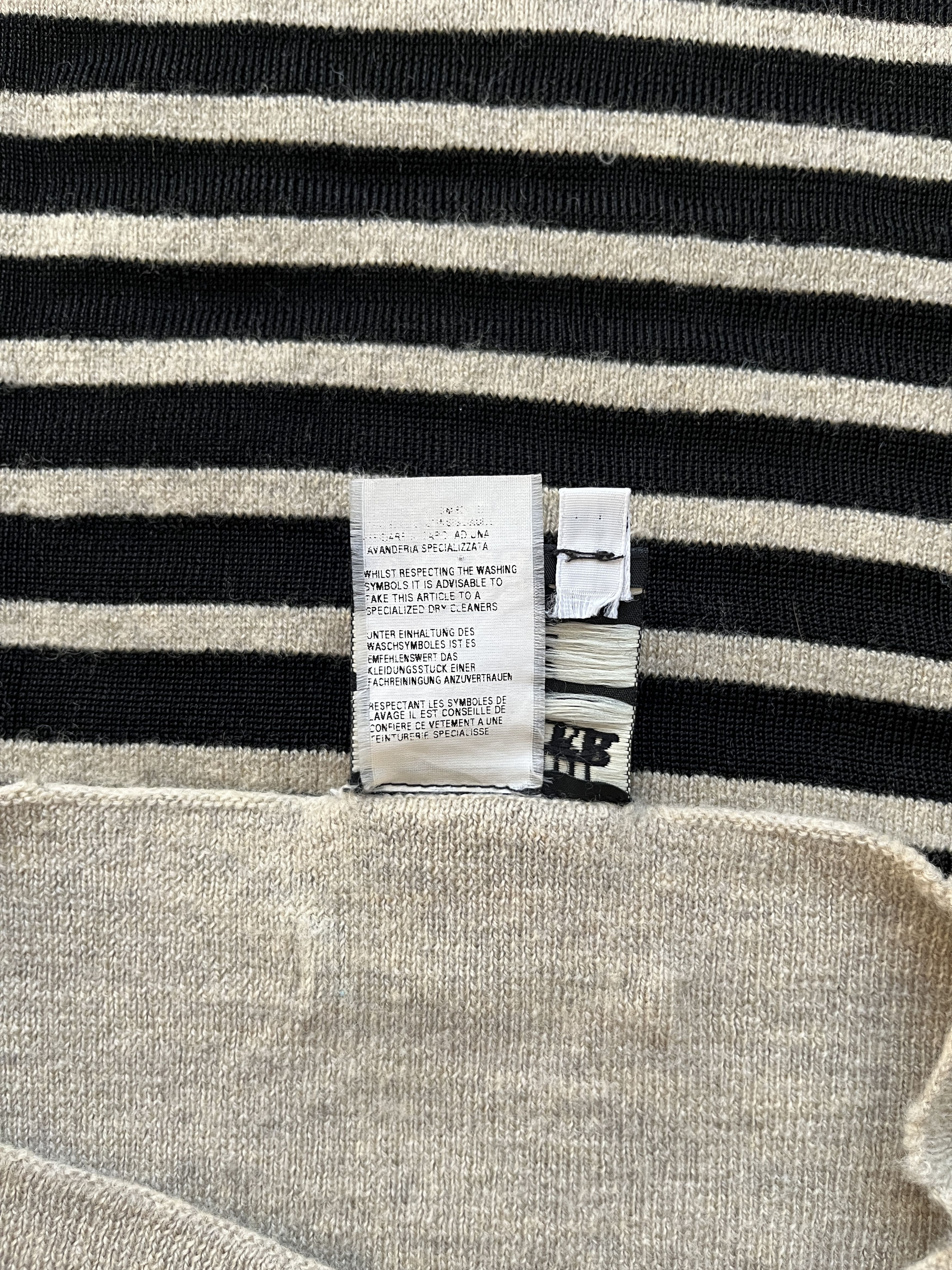 Jean Paul Gaultier ⚡️QUICK SALE⚡️Jean Paul Gaultier Black & Beige Sweater Size M / US 6-8 / IT 42-44 - 5 Thumbnail