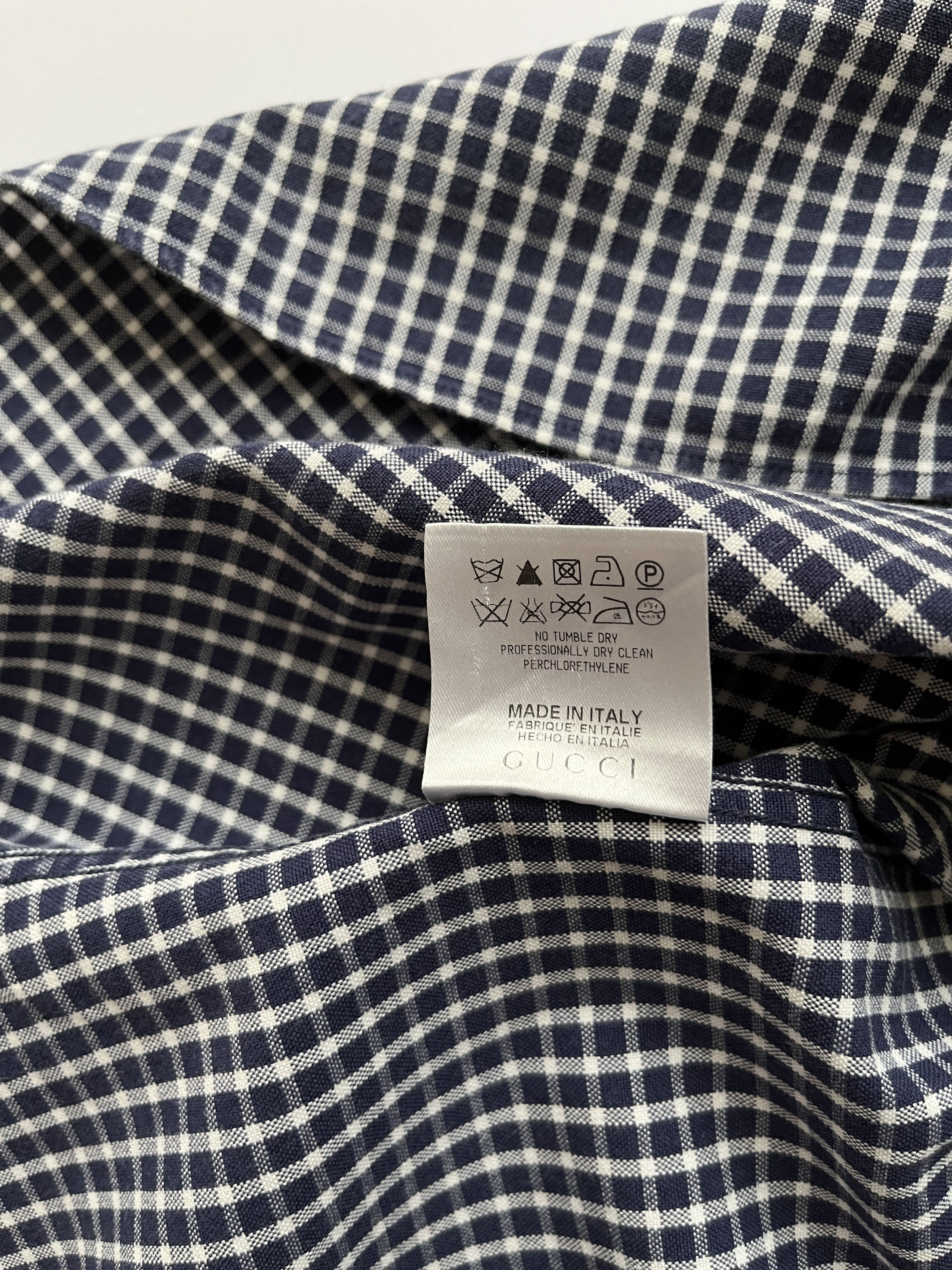 Gucci ⚡️QUICK SALE⚡️Gucci by Tom Ford Checked Slim Button up Shirt Size US S / EU 44-46 / 1 - 5 Thumbnail