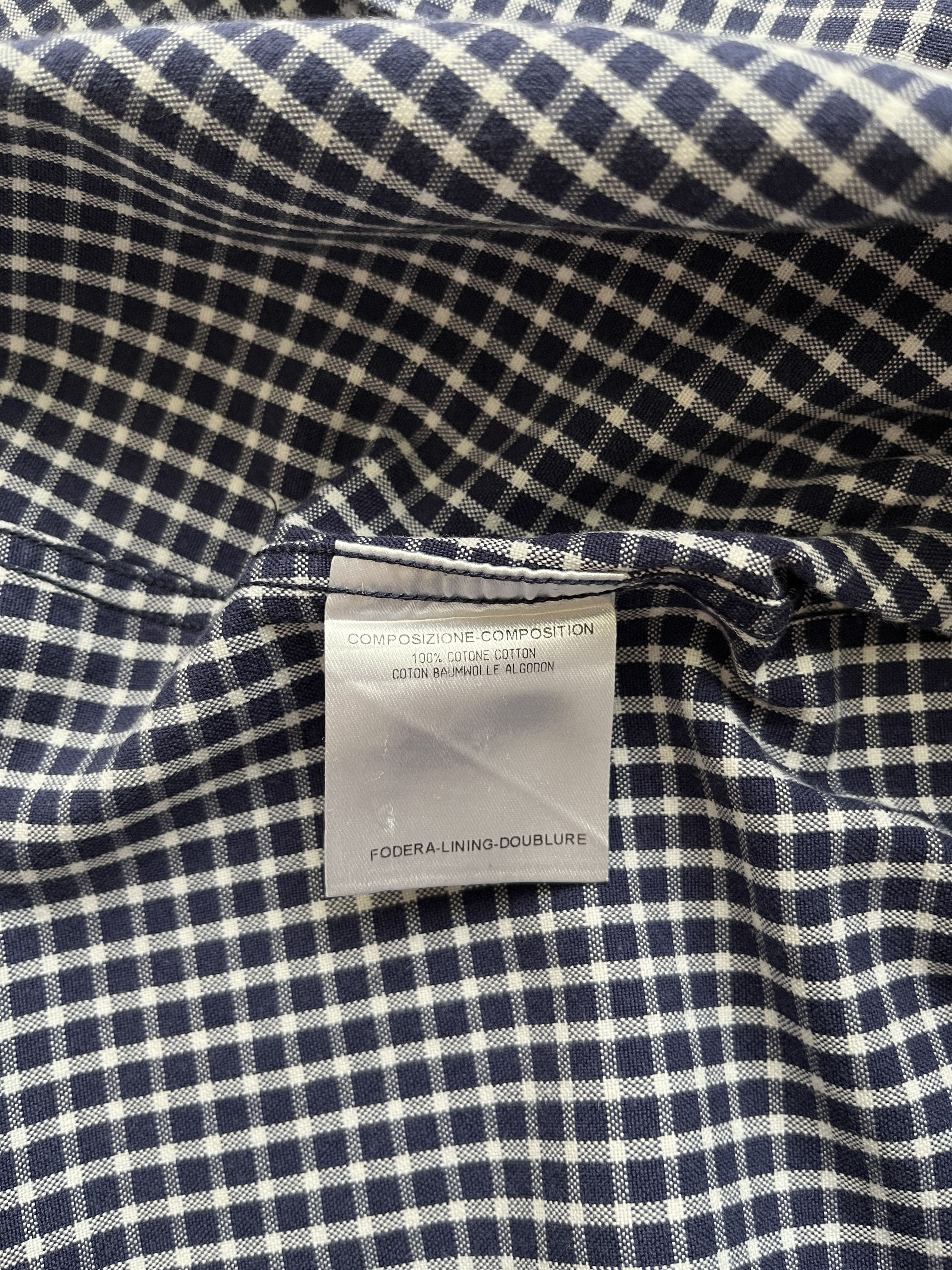 Gucci ⚡️QUICK SALE⚡️Gucci by Tom Ford Checked Slim Button up Shirt Size US S / EU 44-46 / 1 - 4 Thumbnail