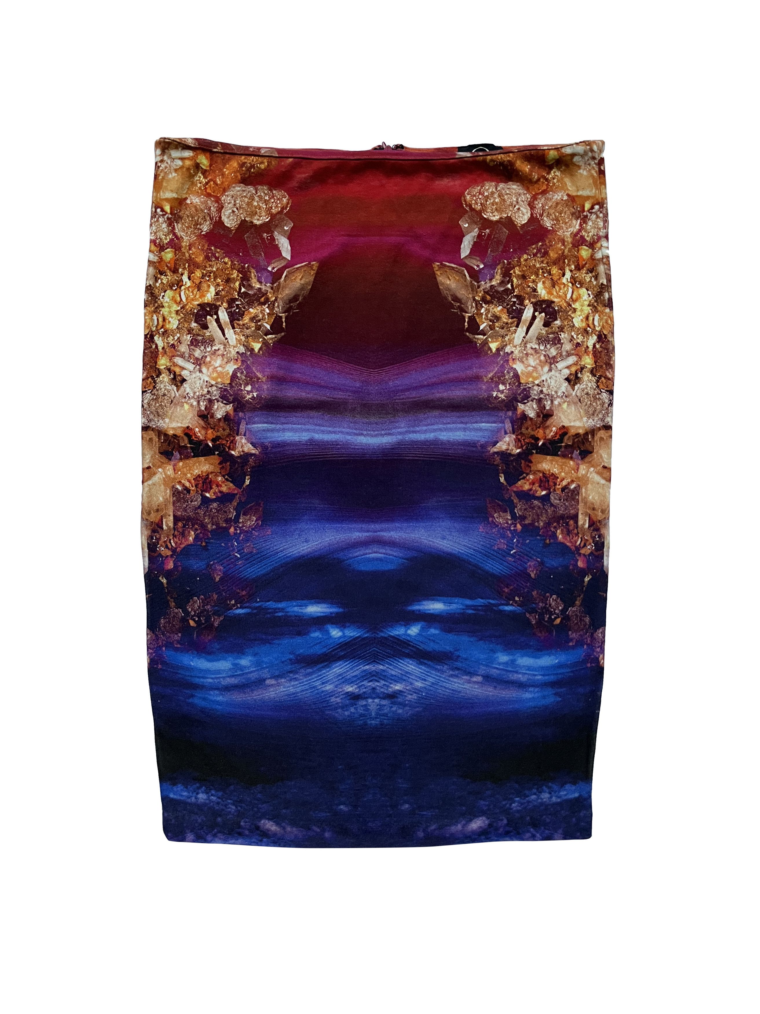 Alexander McQueen × MCQ ⚡️QUICK SALE⚡️2012 Alexander McQueen MCQ Patterned Skirt Size 28" / US 6 / IT 42 - 1 Thumbnail