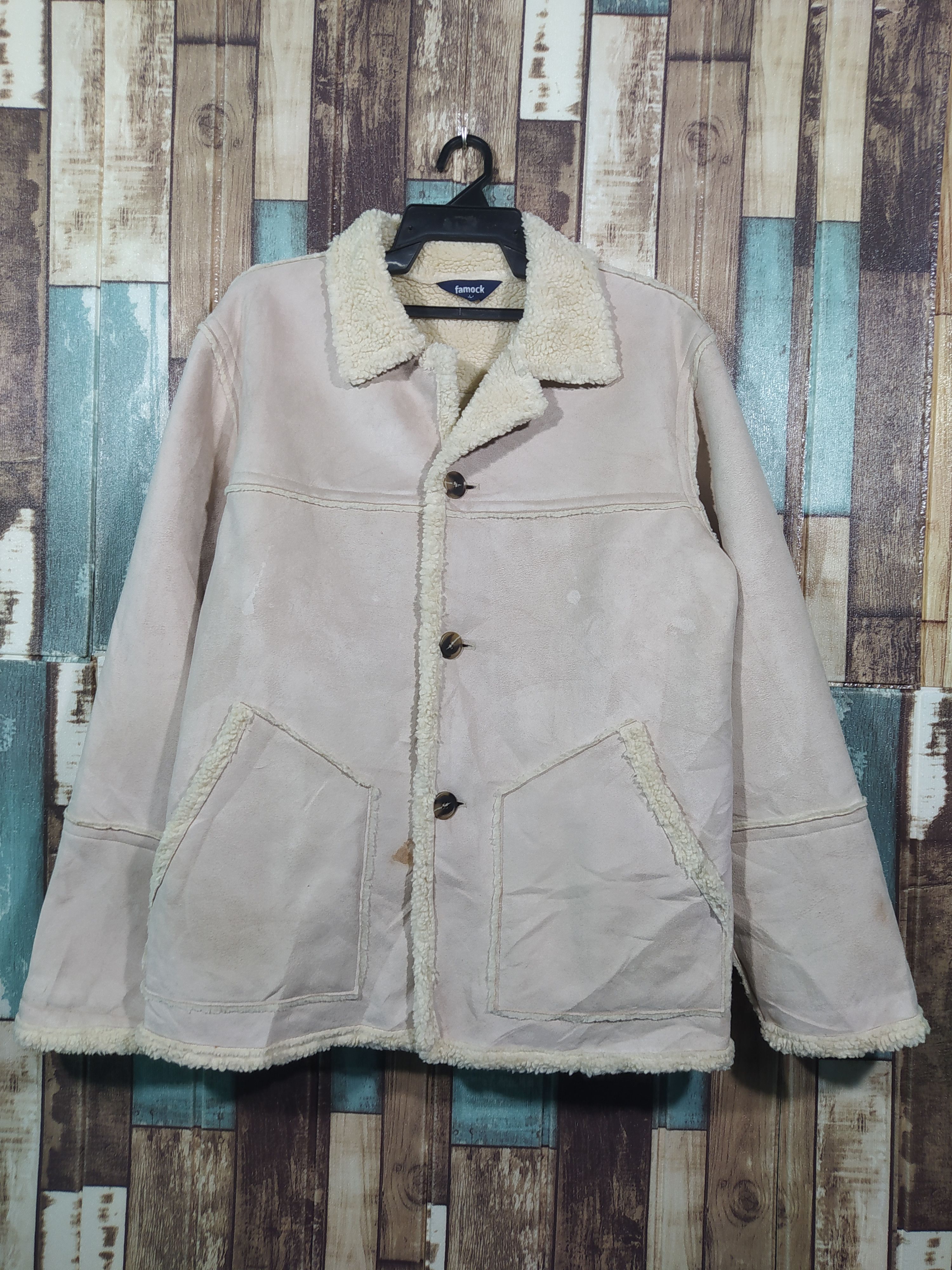 Japanese Brand Famock sherpa jacket Size US L / EU 52-54 / 3 - 1 Thumbnail