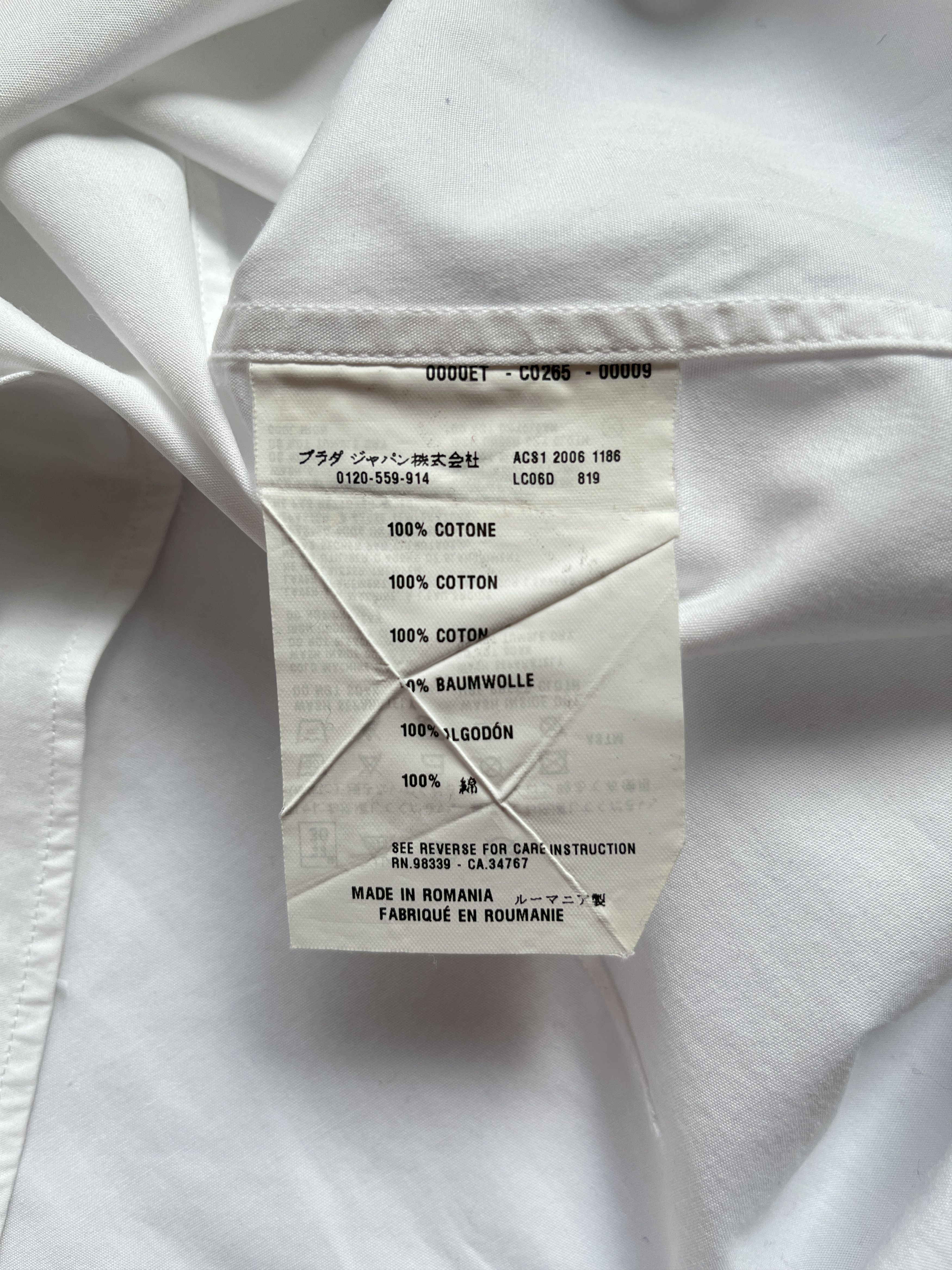 Prada ⚡️QUICK SALE⚡️2006 Prada Luna Rossa White Short-sleeve Shirt Size US M / EU 48-50 / 2 - 5 Thumbnail