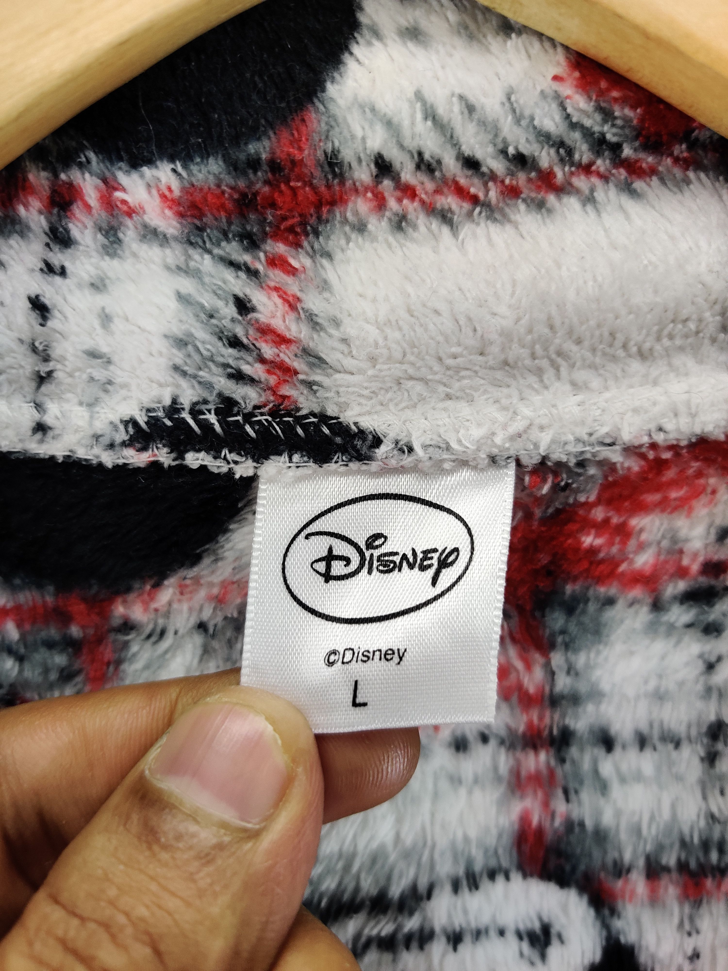 Disney Vintage Disney Mickey Mouse Fleece Button Ups Shirt Size US L / EU 52-54 / 3 - 7 Thumbnail