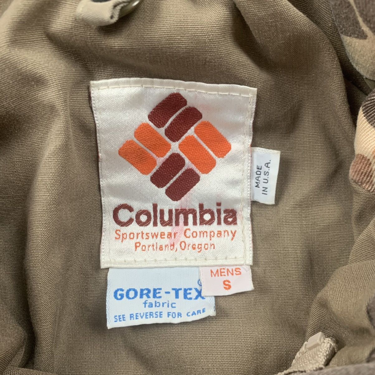 Columbia × Goretex Columbia Gore-tex Duck Camo Hunting Jacket Size US S / EU 44-46 / 1 - 12 Thumbnail