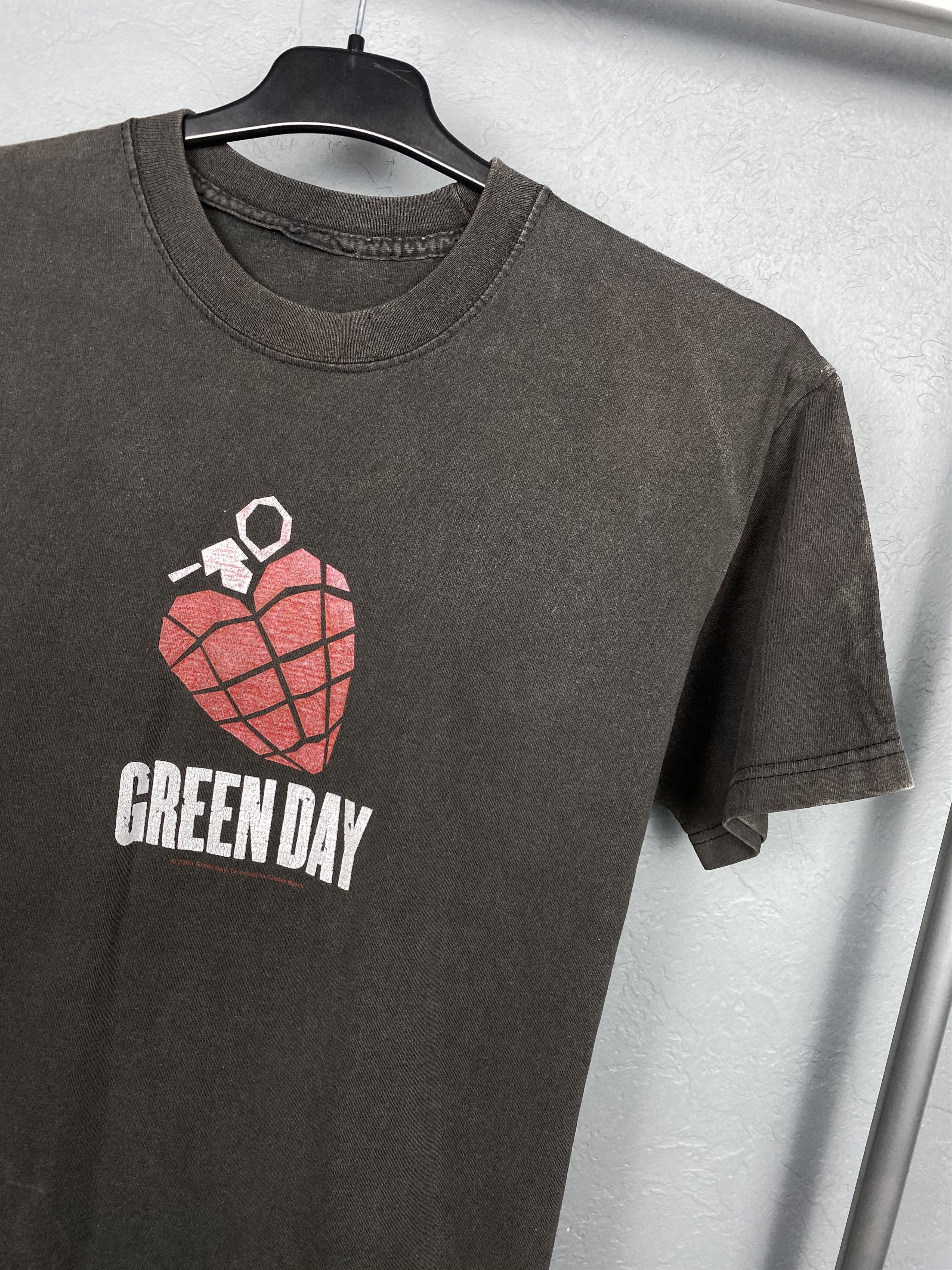 Band Tees Green Day 2004 Vintage Rock Bands T-Shirt Tee Y2K Size US S / EU 44-46 / 1 - 2 Thumbnail