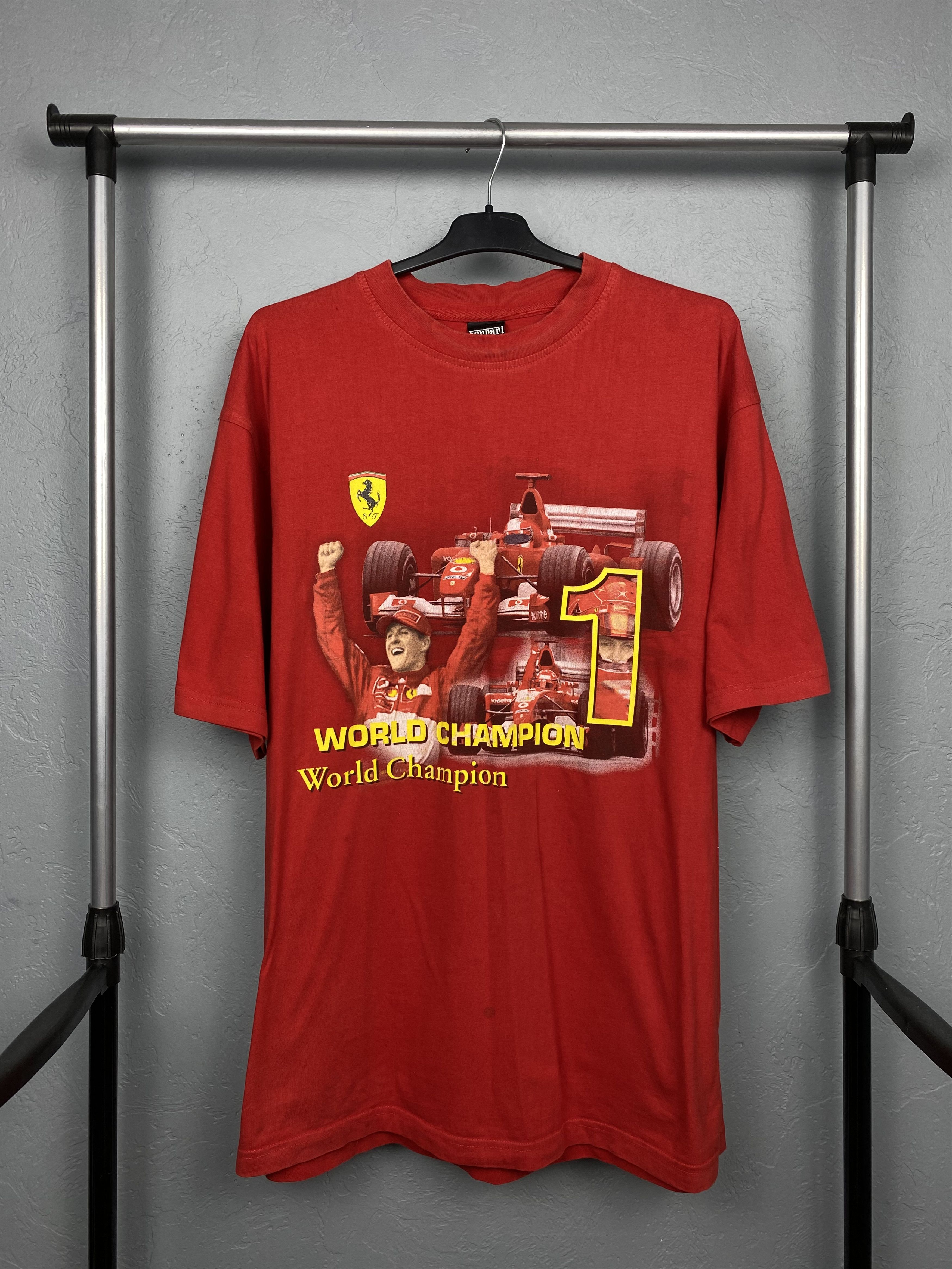 Ferrari × Formula 1 Ferrari Michael Schumacher 1999 Vintage F1 T-Shirt Tee Size US XL / EU 56 / 4 - 1 Thumbnail