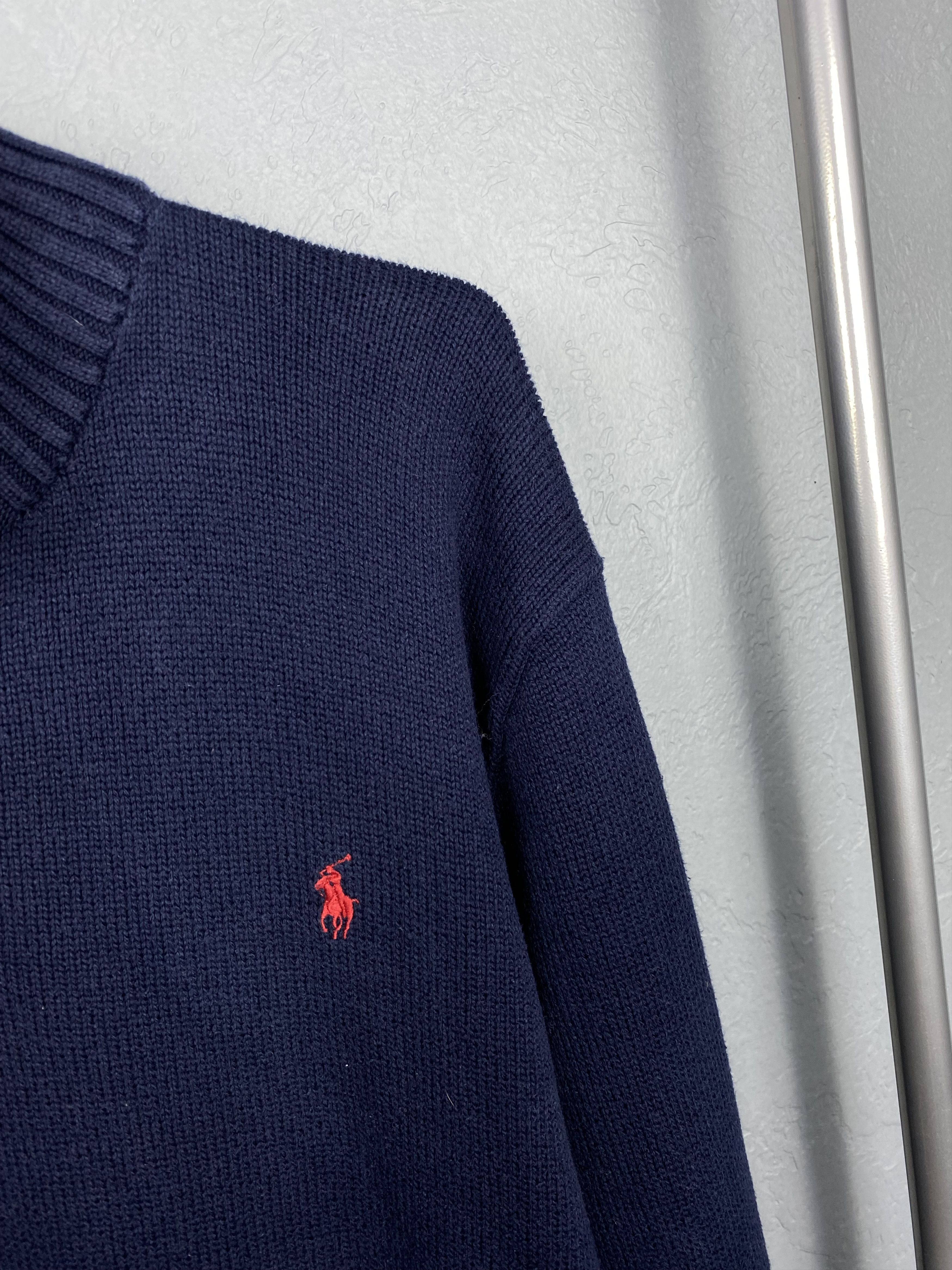 Polo Ralph Lauren Polo Ralph Lauren Vintage Mens 1\4 Quarter Zip Sweater Y2K Size US XXL / EU 58 / 5 - 3 Thumbnail