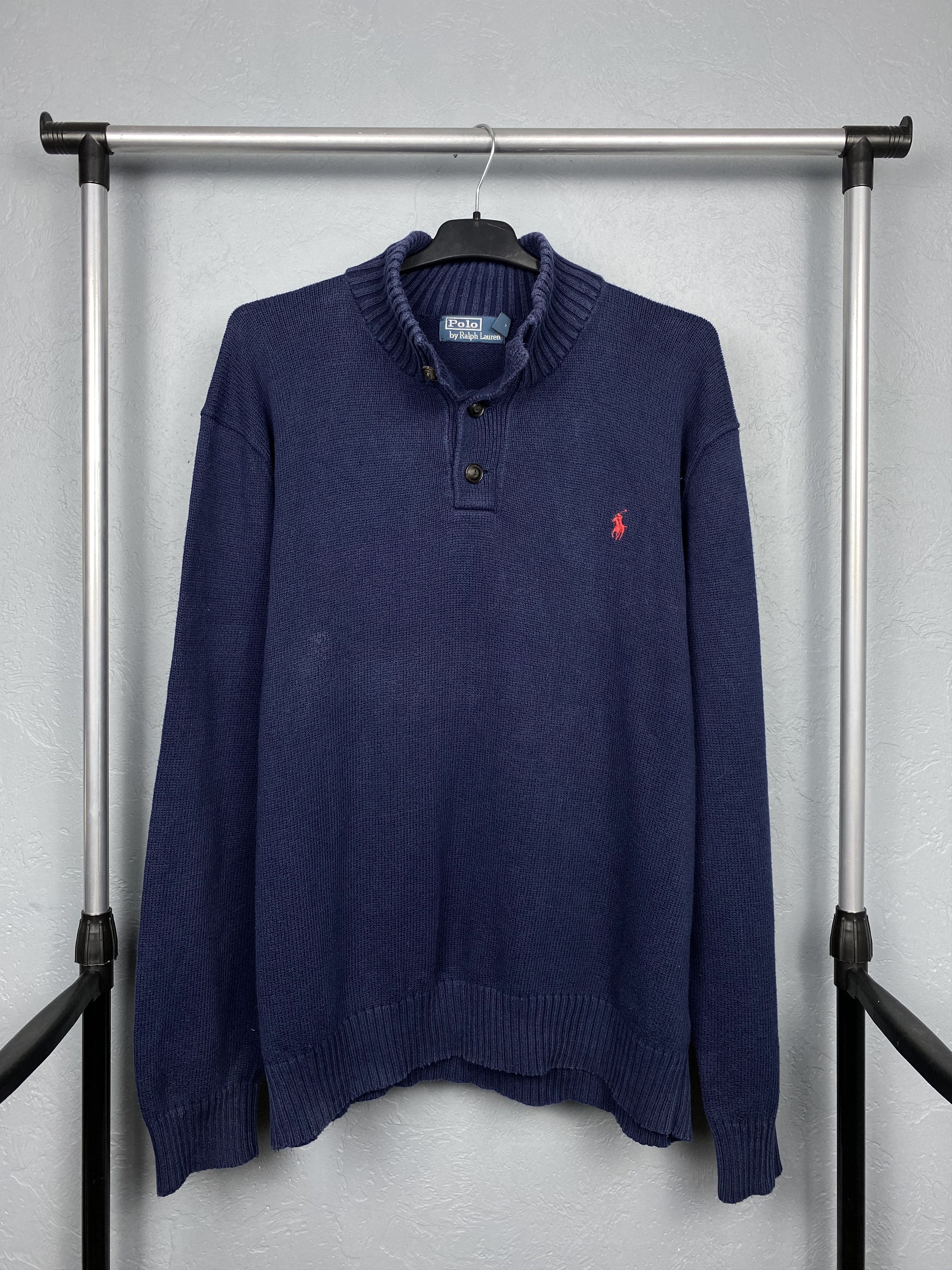 Polo Ralph Lauren Polo Ralph Lauren Vintage Mens 1\4 Quarter Zip Sweater Y2K Size US XXL / EU 58 / 5 - 1 Thumbnail