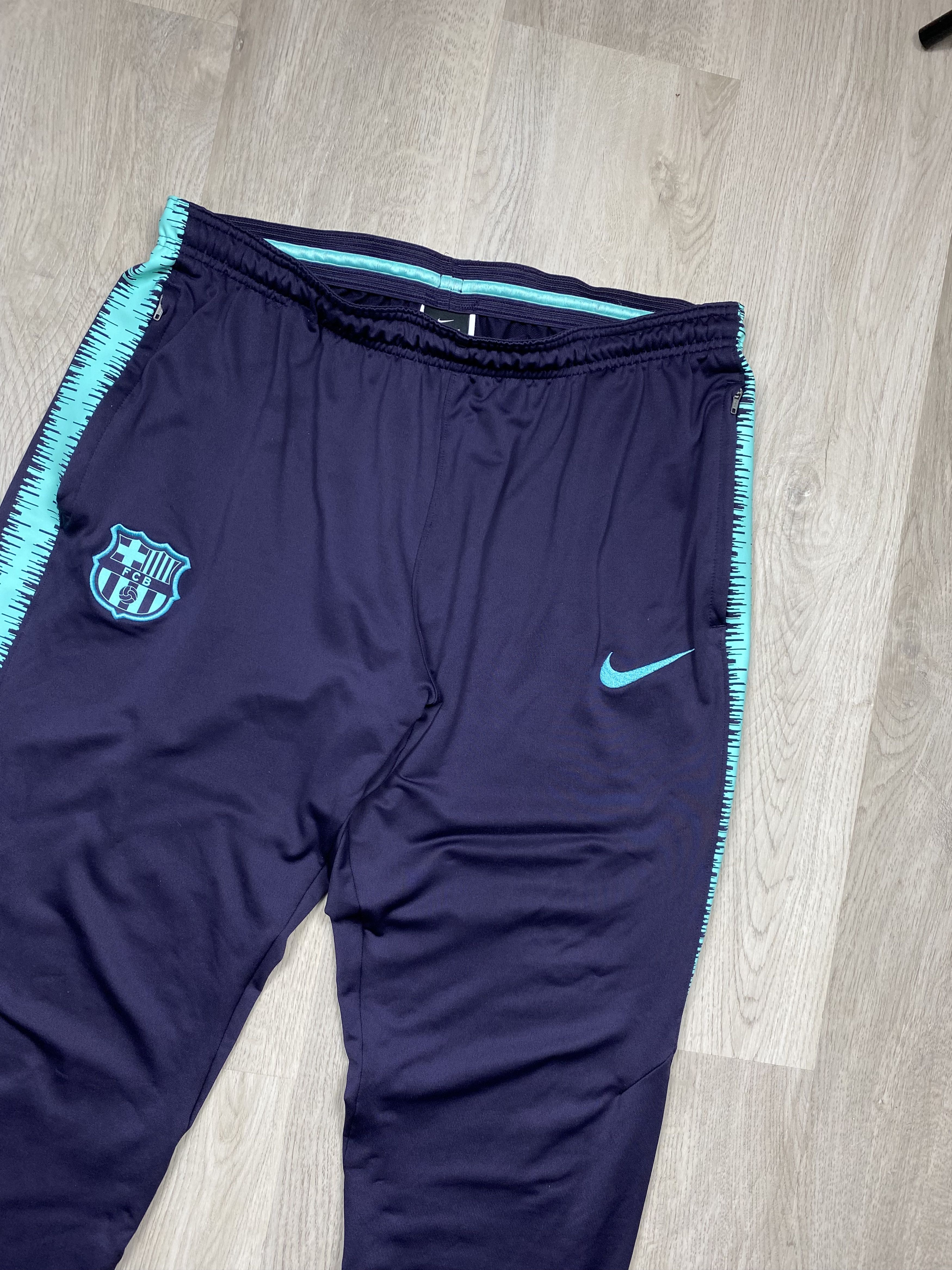 Nike Nike F.C. Barcelona Dri Fit Mens Track Pants Size US 34 / EU 50 - 2 Thumbnail
