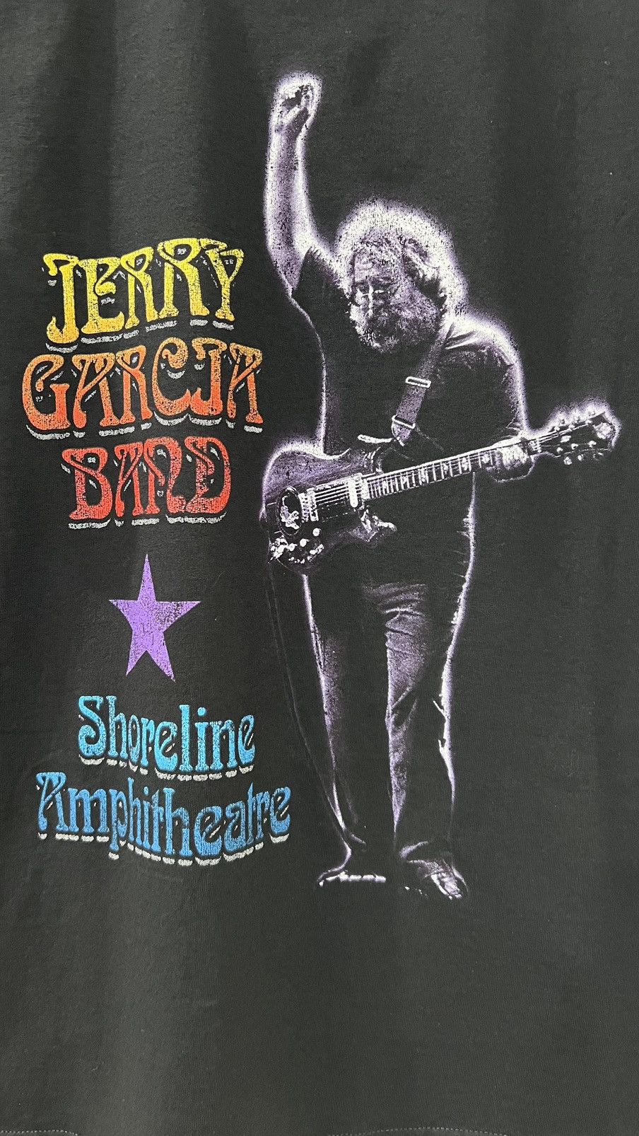 Band Tees × Vintage Jerry Garcia "Shoreline Amphitheatre Liquid Blue Tag Size M Size US M / EU 48-50 / 2 - 2 Thumbnail