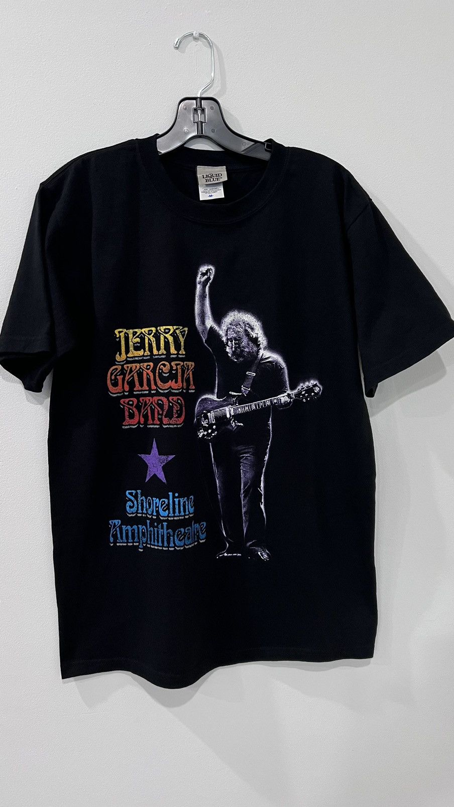 Band Tees × Vintage Jerry Garcia "Shoreline Amphitheatre Liquid Blue Tag Size M Size US M / EU 48-50 / 2 - 1 Thumbnail