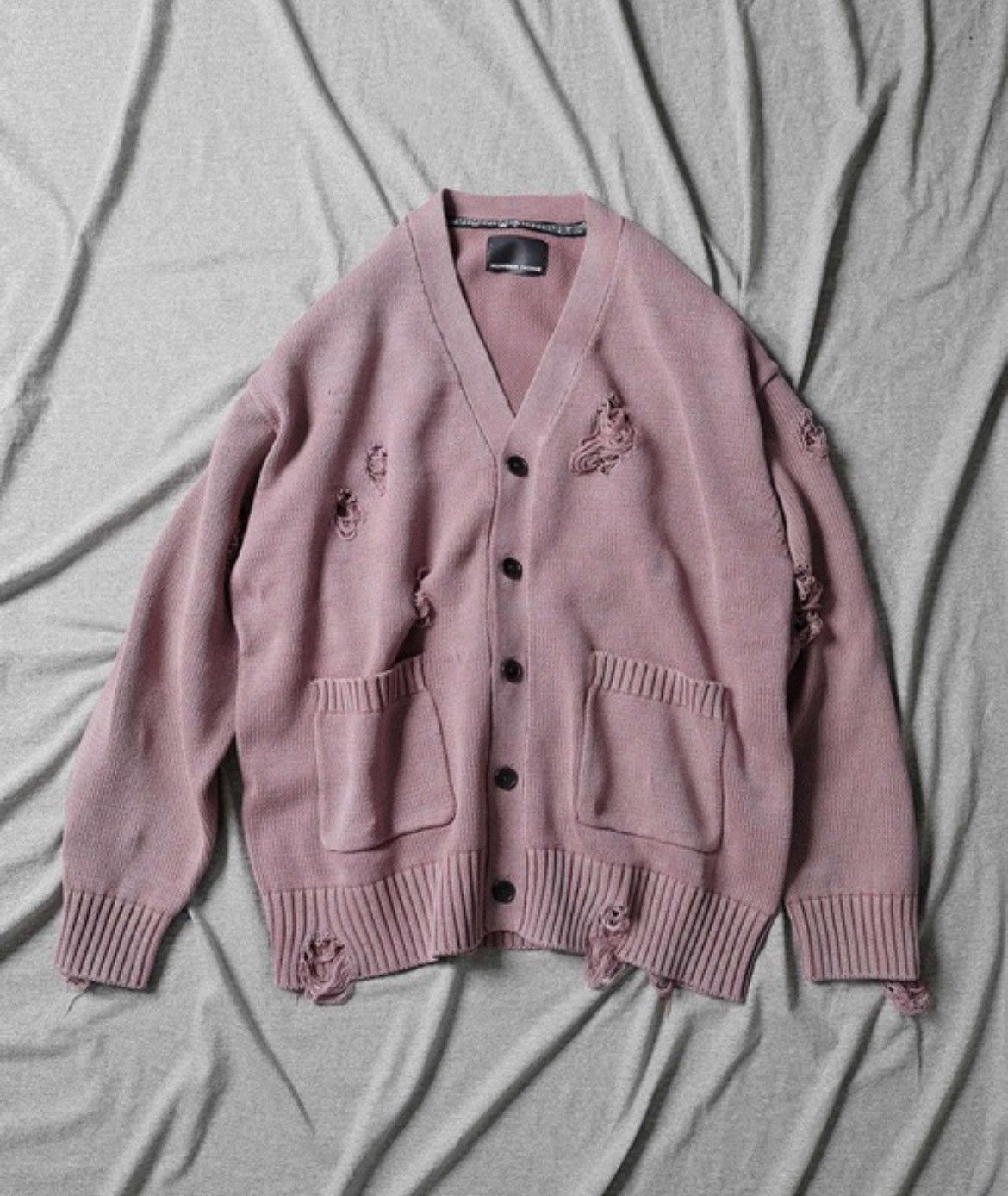トップス NUMBER(N)INE /Asid Wash Ripped Knit NUMBER (N)INE（ナンバーナイン）の「ASID WASH RIPPED KNIT
