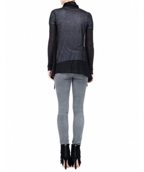 Helmut Lang Helmut Lang Drapped Sonar Cardigan Helmut Lang Sweater Size M / US 6-8 / IT 42-44 - 2 Thumbnail