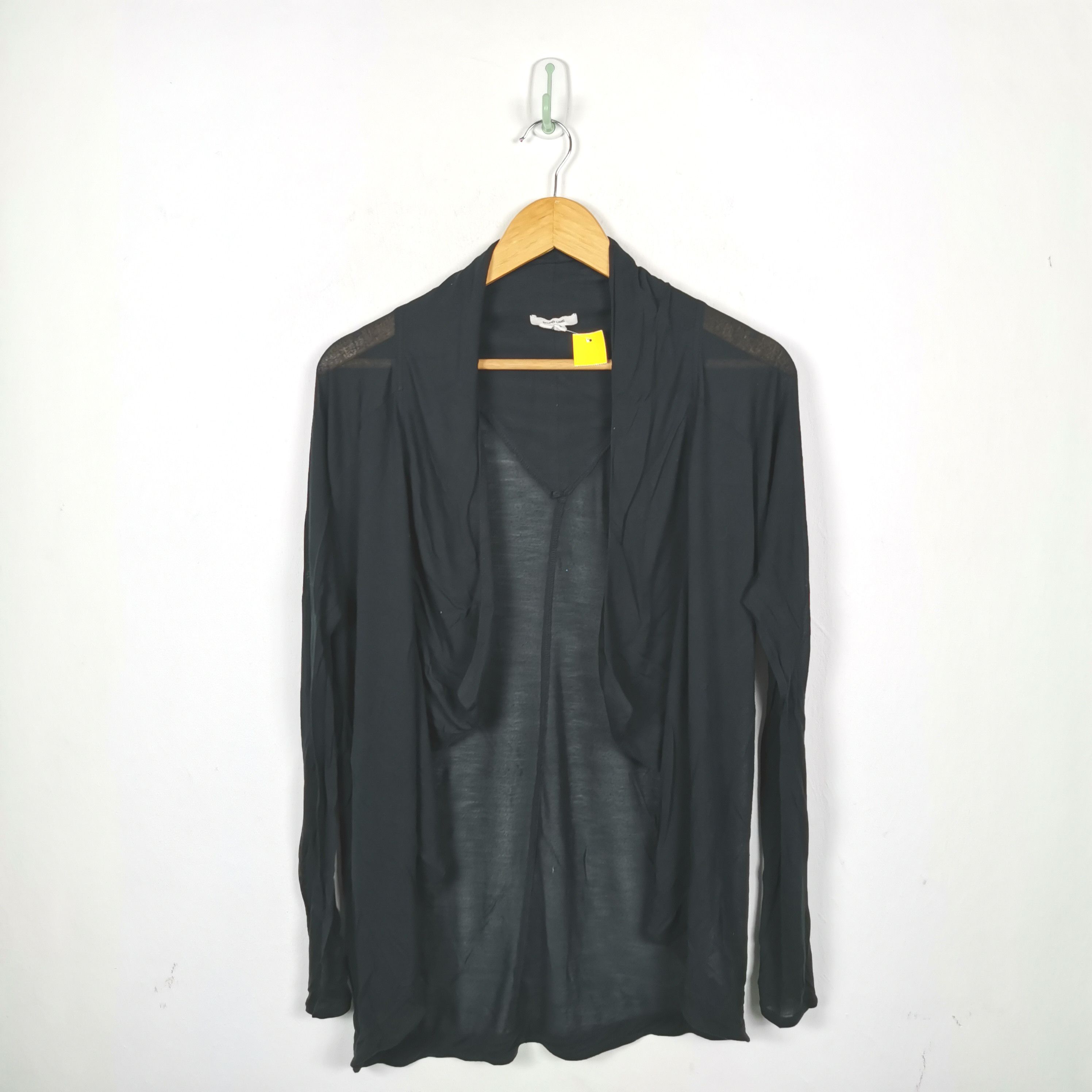 Helmut Lang Helmut Lang Drapped Sonar Cardigan Helmut Lang Sweater Size M / US 6-8 / IT 42-44 - 3 Thumbnail