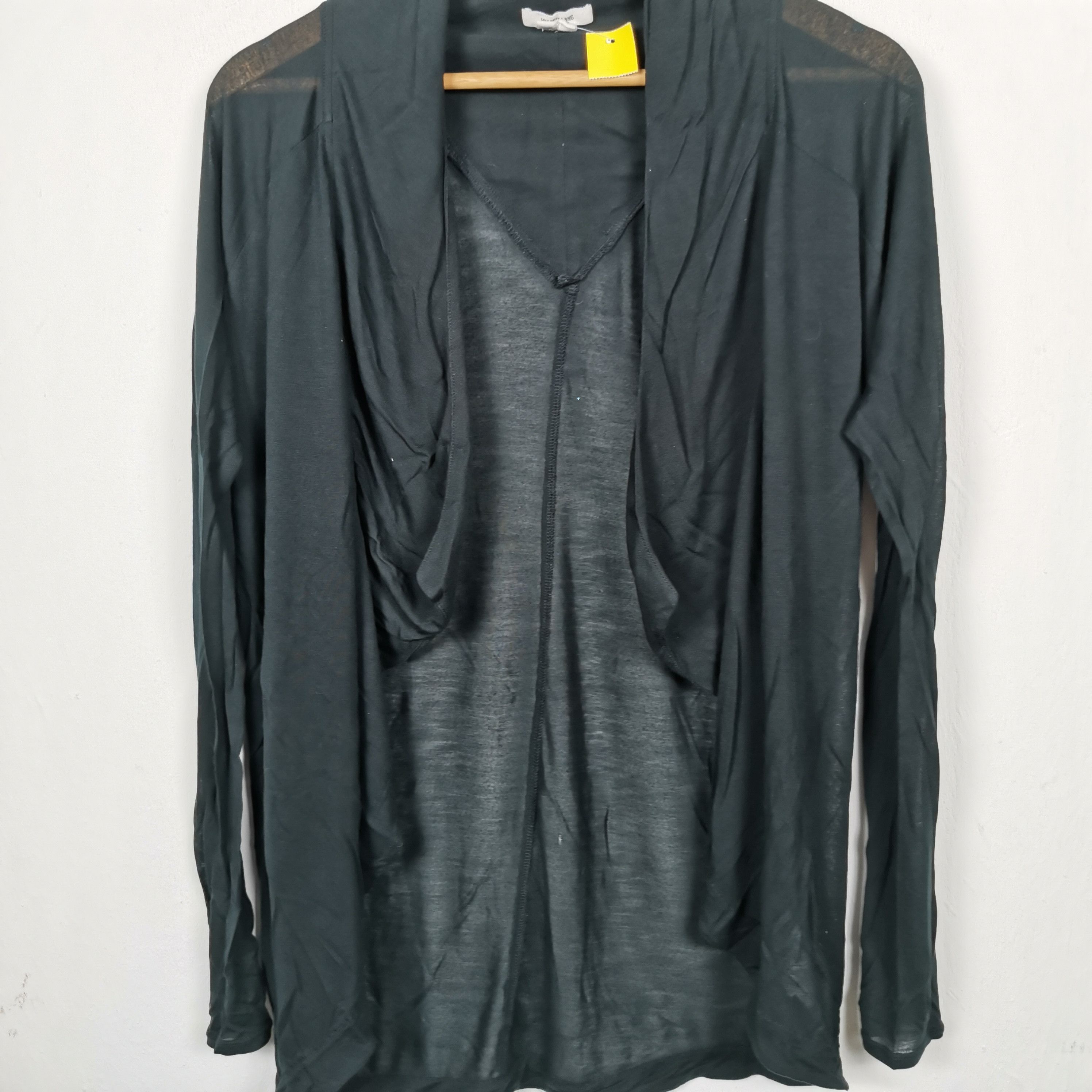 Helmut Lang Helmut Lang Drapped Sonar Cardigan Helmut Lang Sweater Size M / US 6-8 / IT 42-44 - 4 Thumbnail