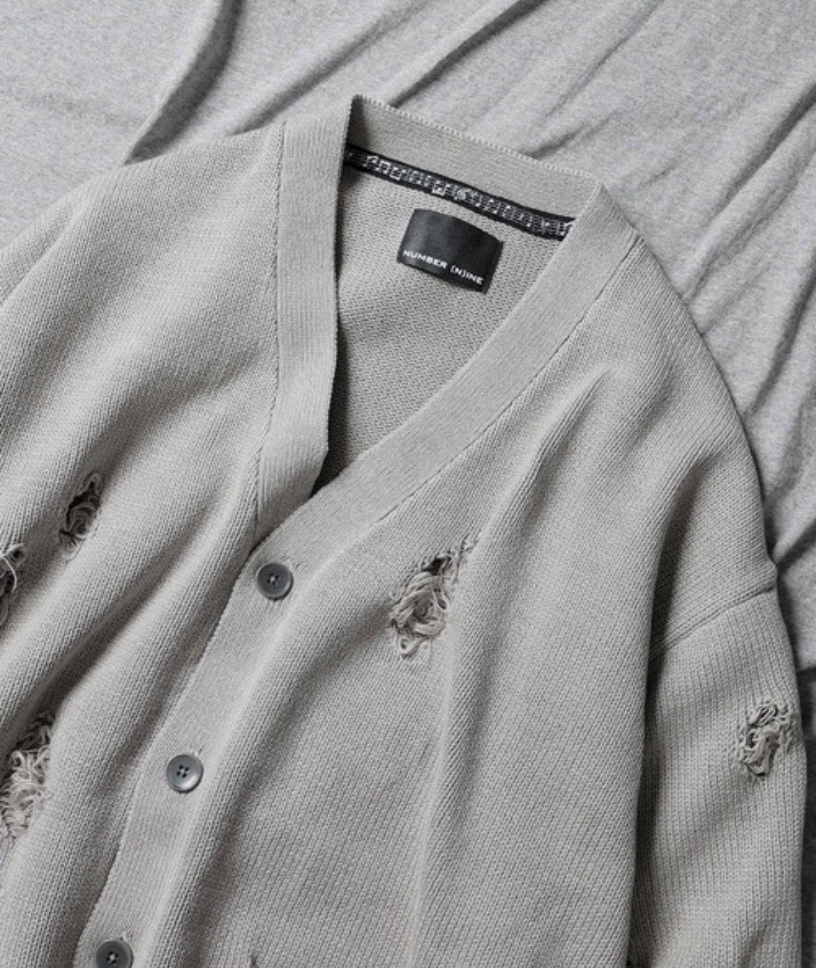 Number (N)ine Number nine ASID WASH RIPPED KNIT cardigan