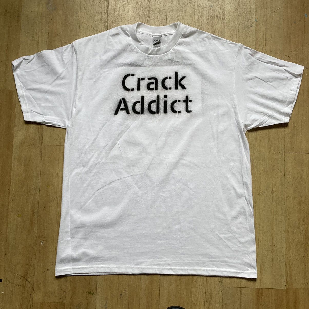Band Tees × Vintage Funny Crack Addict Custom tshirt Size US L / EU 52-54 / 3 - 2 Thumbnail