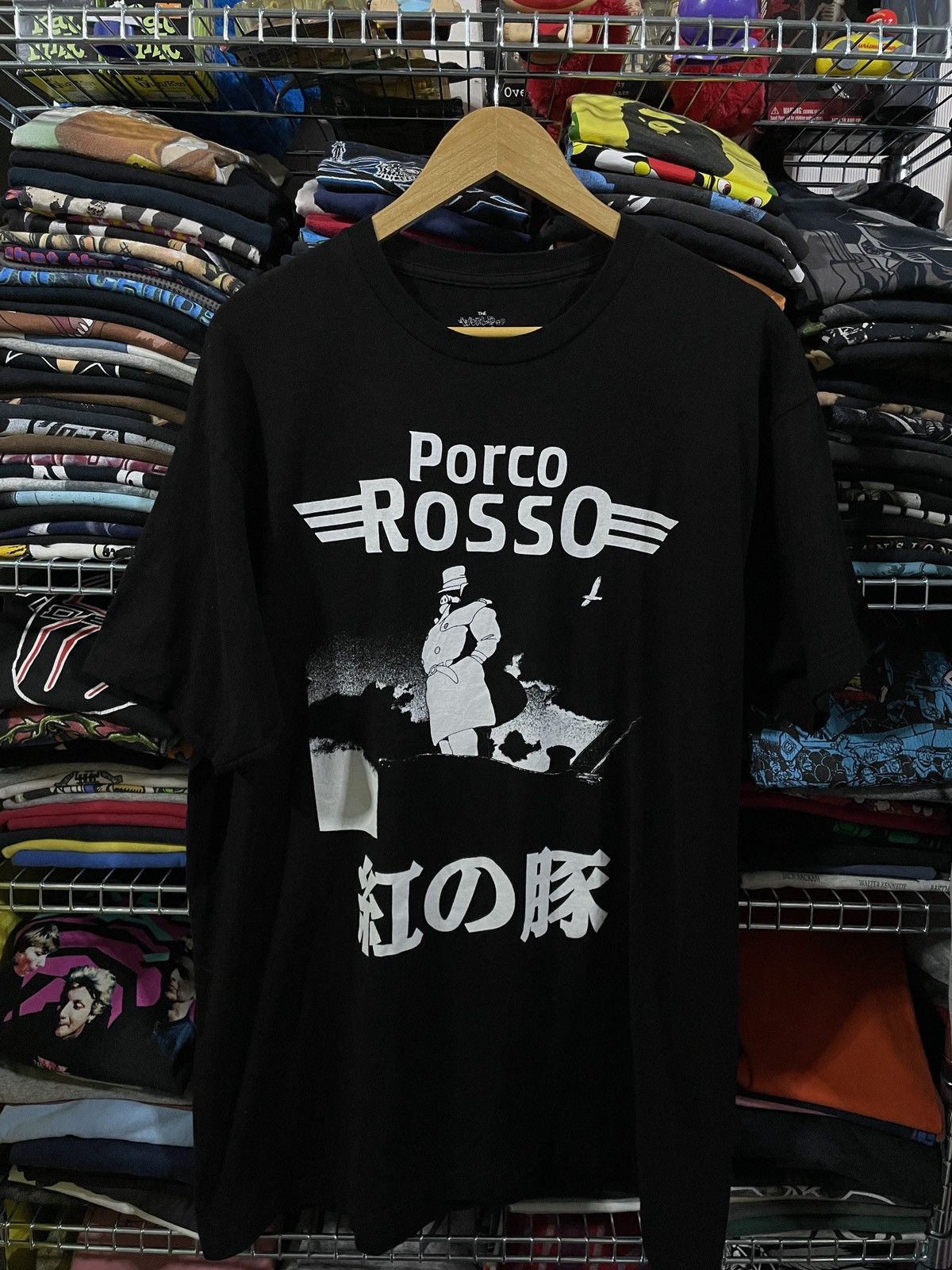 Anime Porco rosso anime tee studio ghibli movie flcl dbz ponyo Size US XL / EU 56 / 4 - 1 Thumbnail