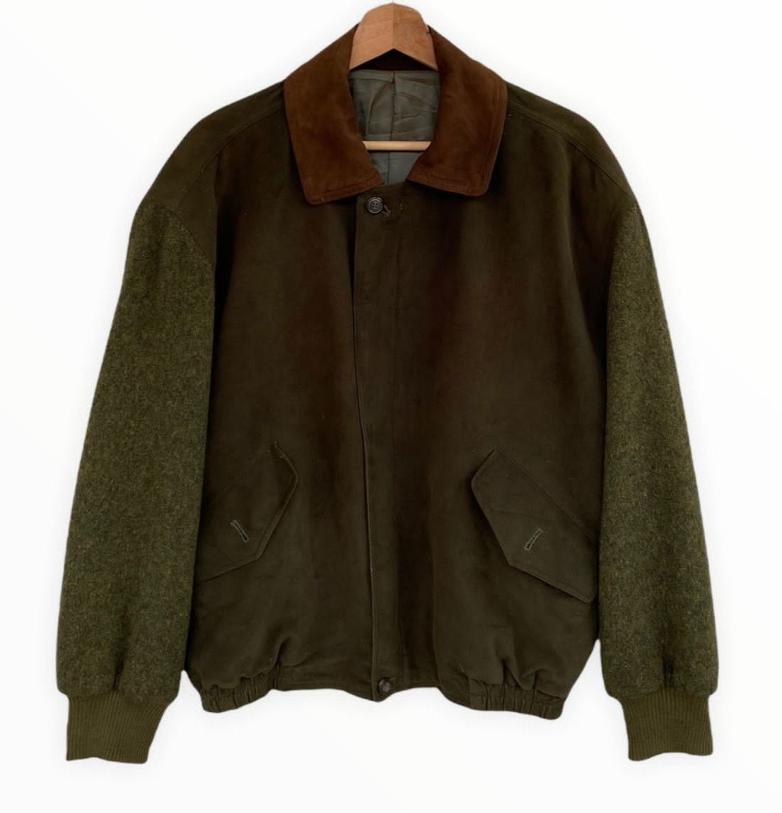 Christian Dior Monsieur Vintage Christian Dior Monseur Wool Bomber Jacket Size US M / EU 48-50 / 2 - 2 Thumbnail
