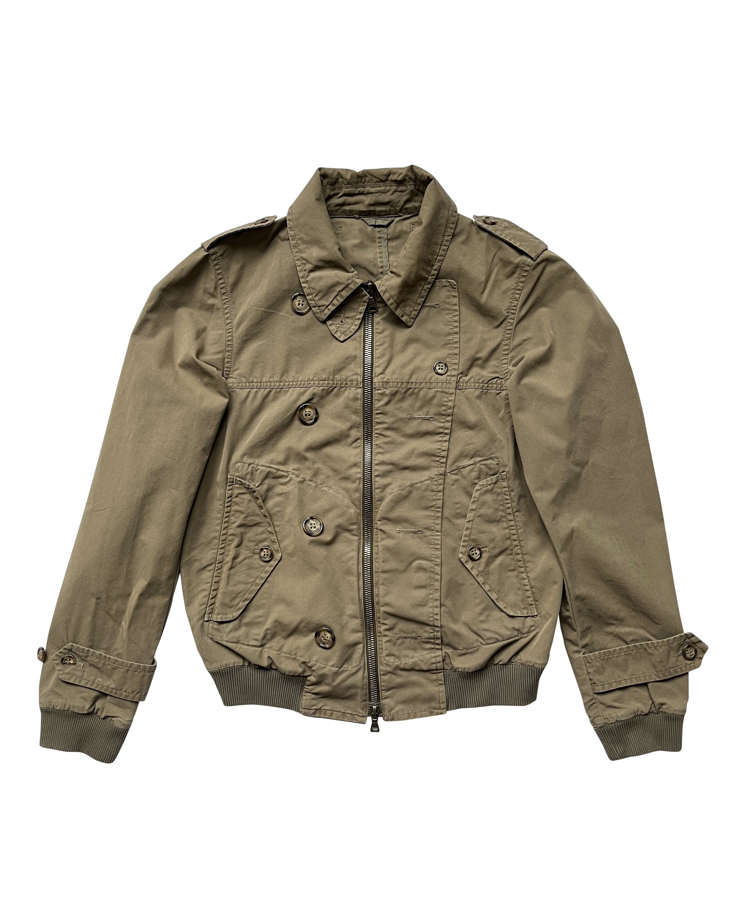 Prada ⚡️QUICK SALE⚡️2000's Prada Light Brown Jacket Size US XS / EU 42 / 0 - 1 Thumbnail