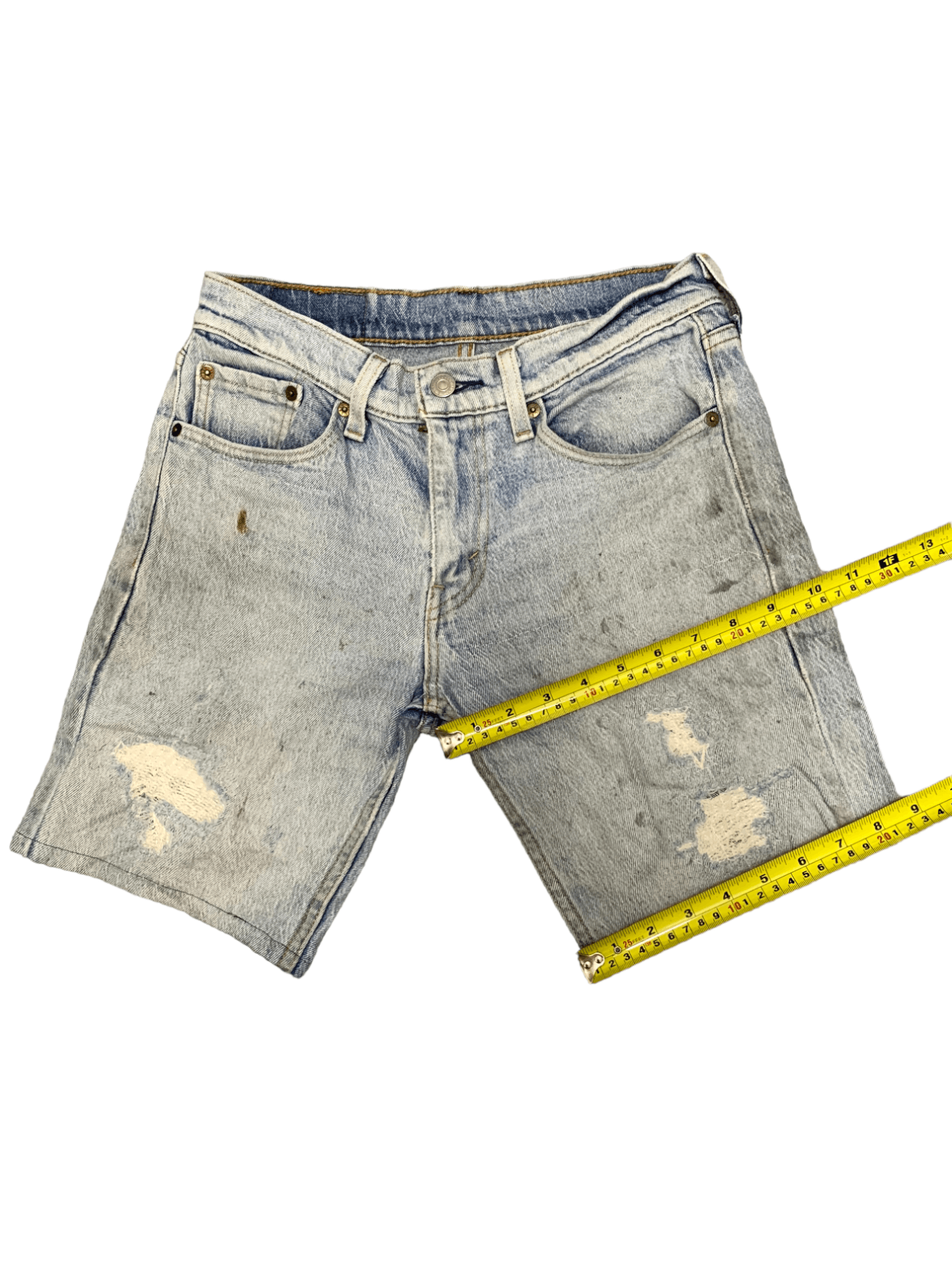Levi's Vintage Levis 511 Mud Wash Distressed Jean Shorts Jorts Size US 28 / EU 44 - 15 Thumbnail