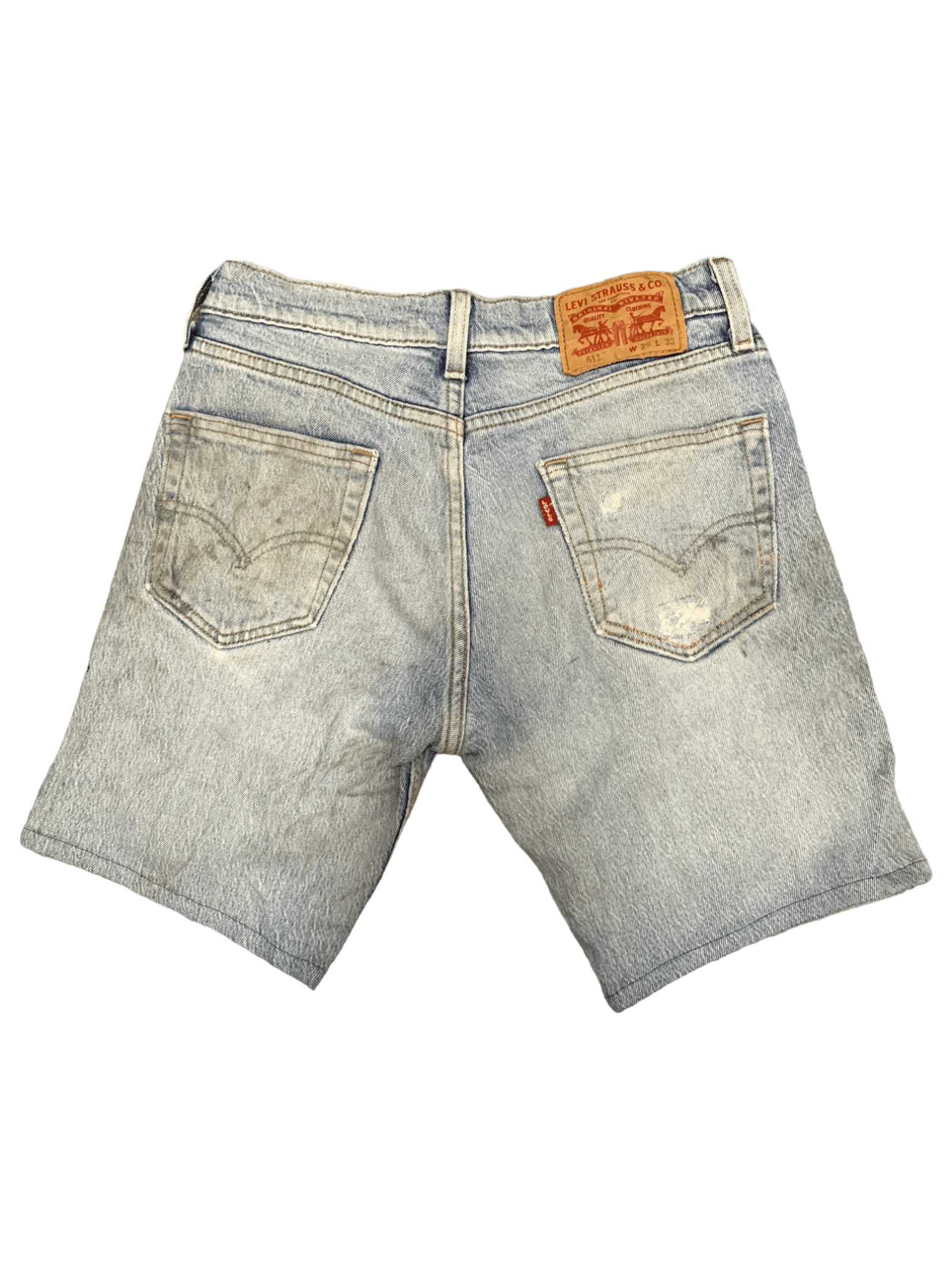 Levi's Vintage Levis 511 Mud Wash Distressed Jean Shorts Jorts Size US 28 / EU 44 - 2 Thumbnail