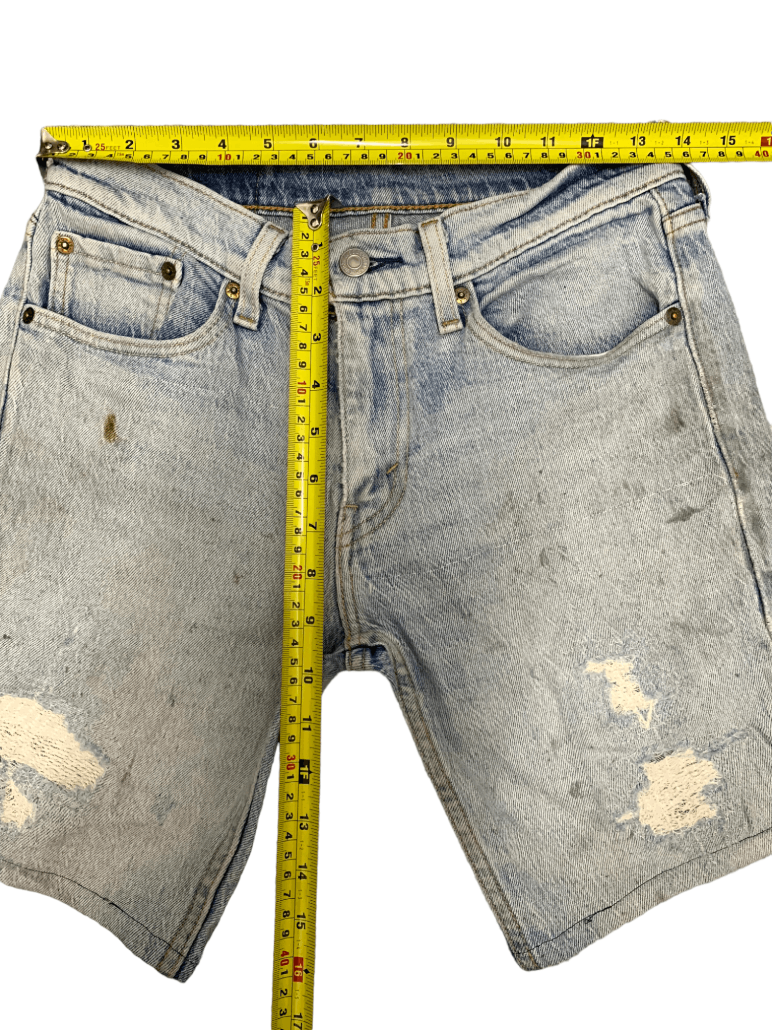 Levi's Vintage Levis 511 Mud Wash Distressed Jean Shorts Jorts Size US 28 / EU 44 - 13 Thumbnail