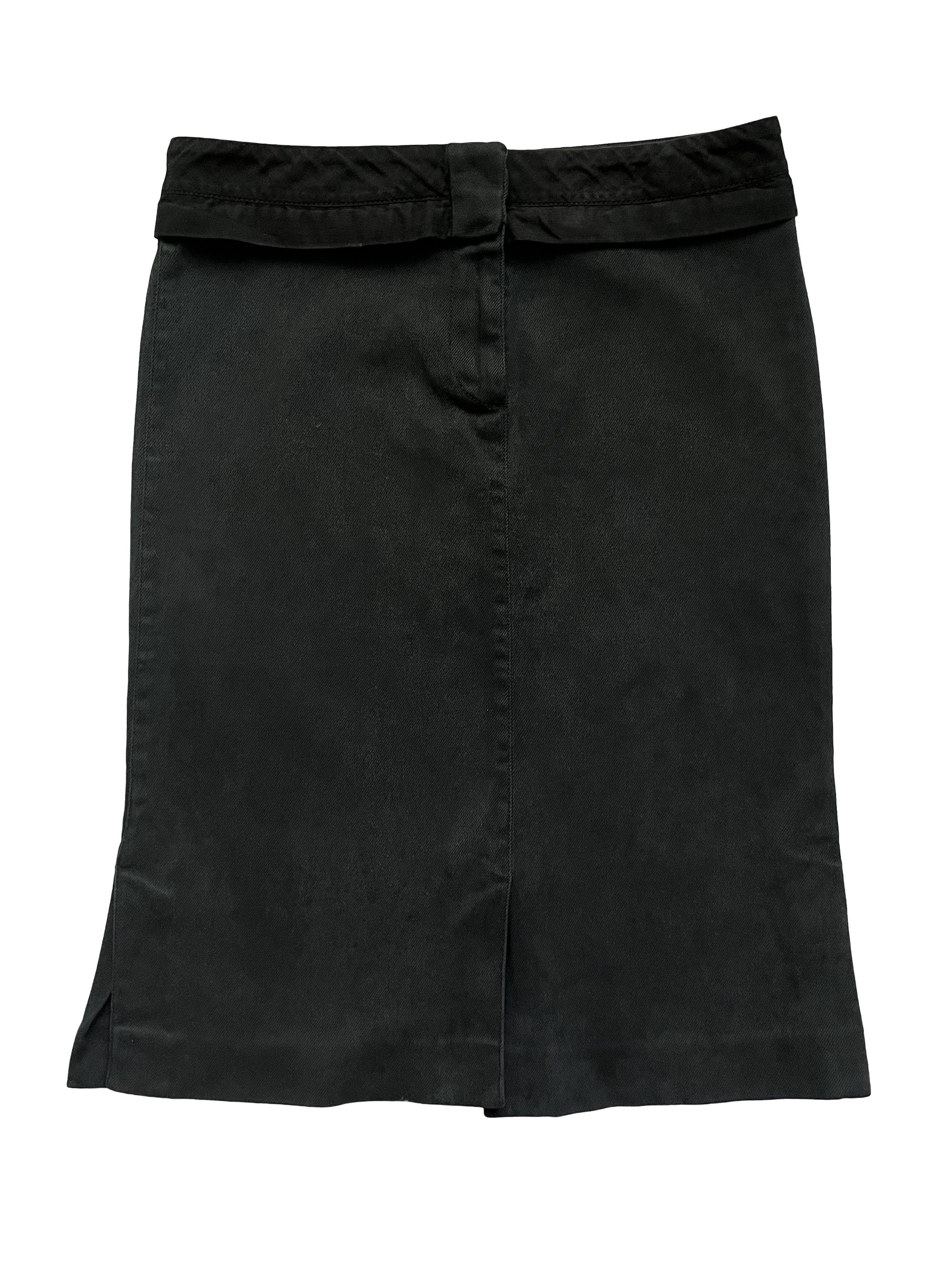 Prada ⚡️QUICK SALE⚡️2000's Prada Black Slim Stretchy Skirt Size 28" / US 6 / IT 42 - 1 Thumbnail
